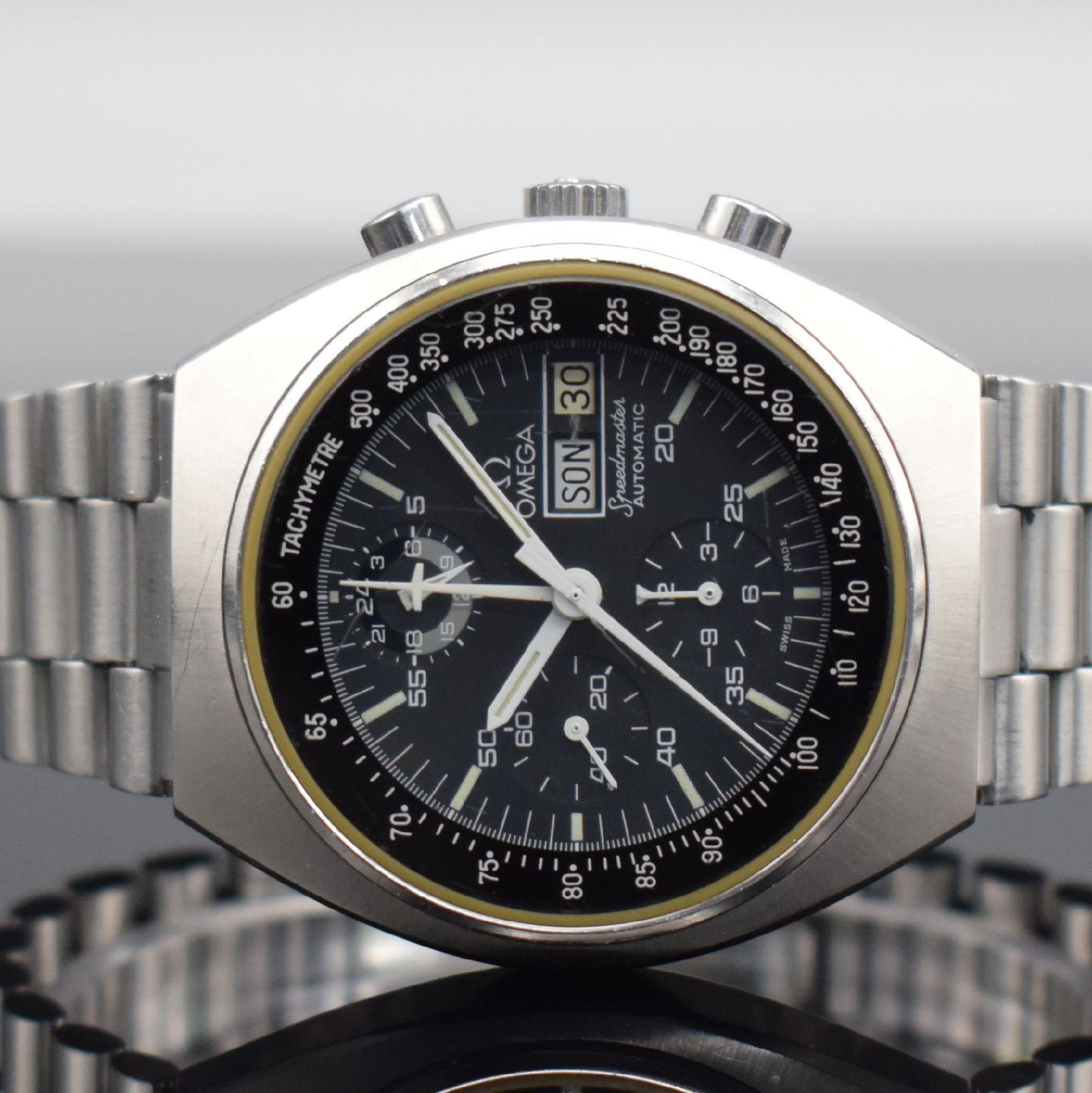 OMEGA Speedmaster Herrenarmbanduhr mit Chronograph in - Bild 2 aus 10