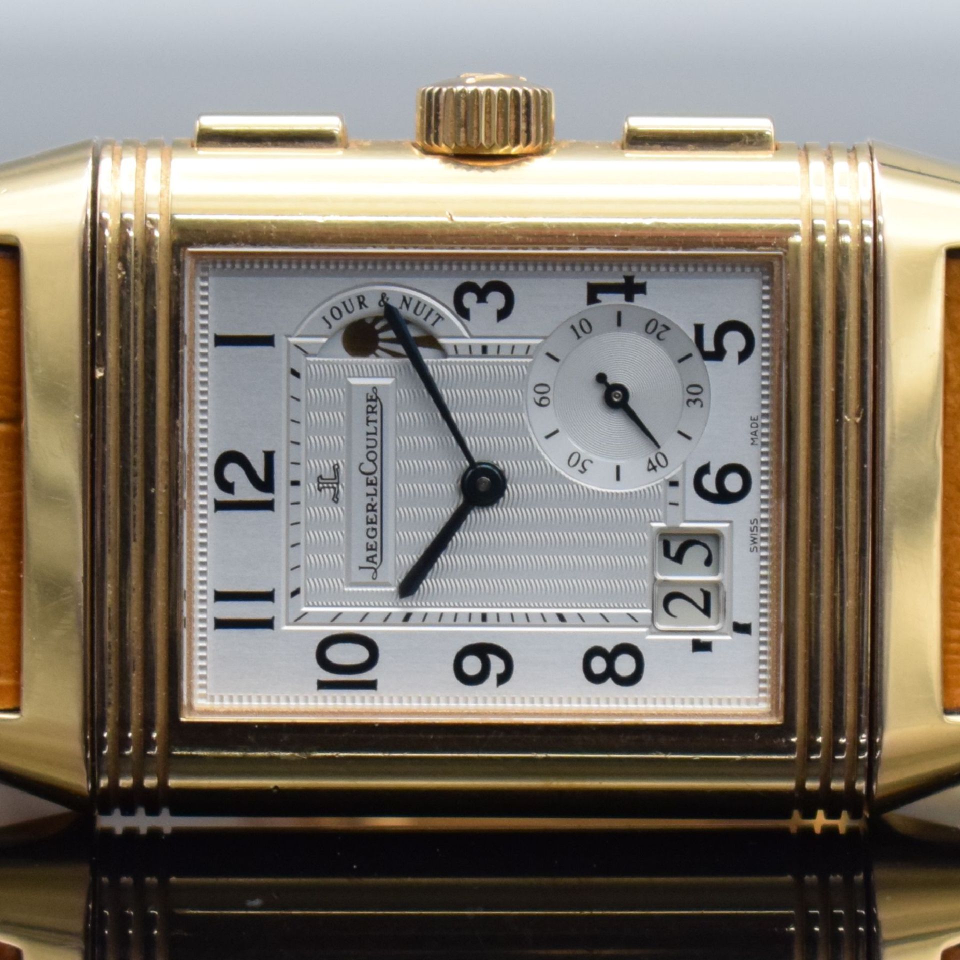 Jaeger-LeCoultre Herrenarmbanduhr Reverso Grande GMT in - Bild 4 aus 15