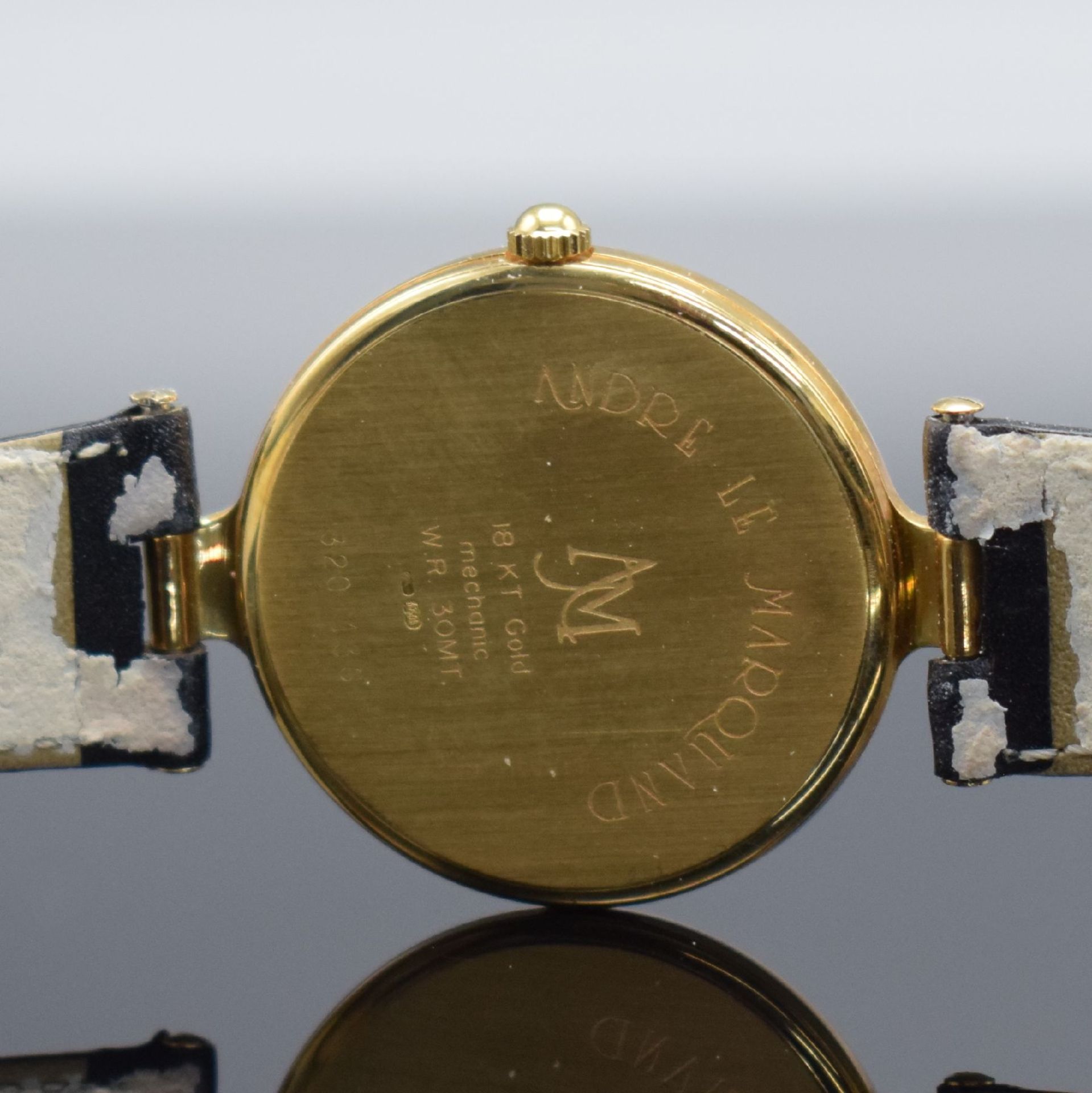 ANDRE LE MARQUAND Armbanduhr in GG 750/000,  Schweiz um - Bild 6 aus 8