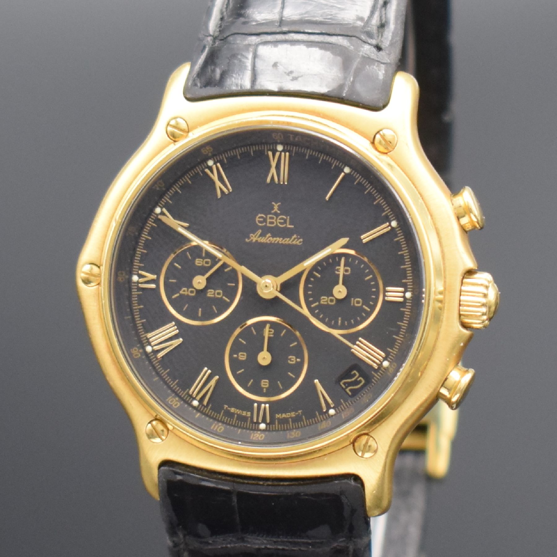 EBEL El Primero Schaltradchronograph in GG 750/000, - Image 4 of 8