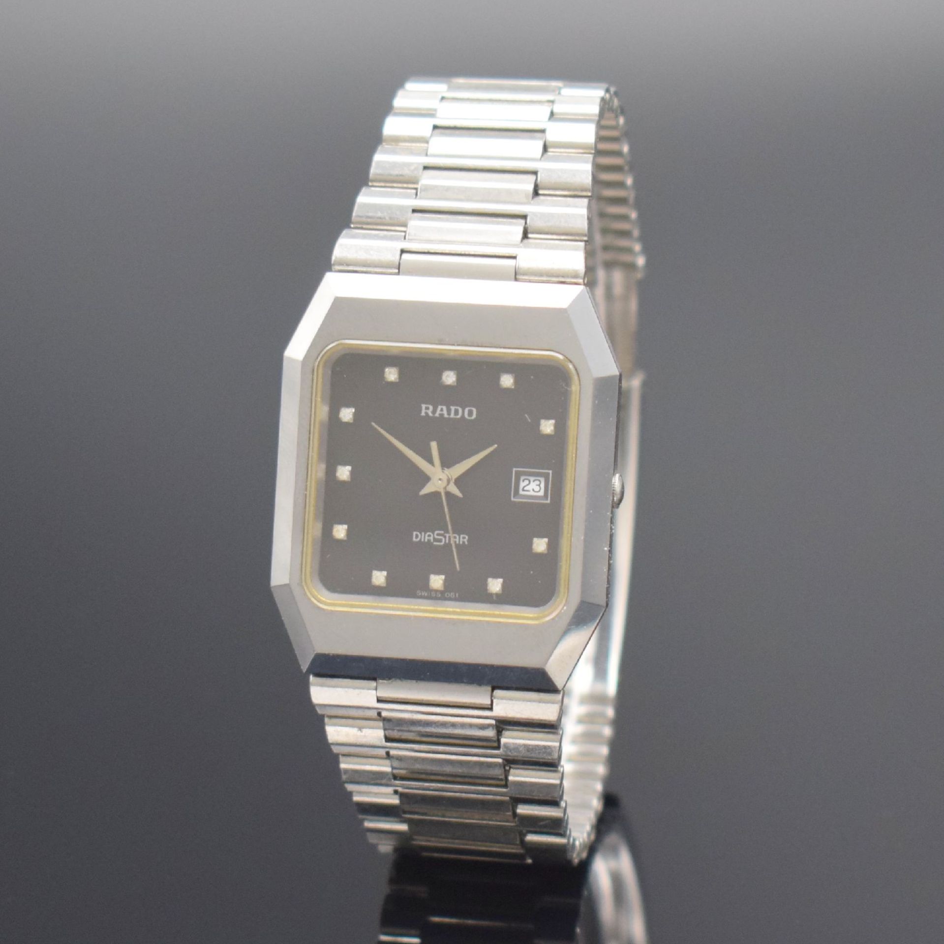 RADO Diastar Armbanduhr in Stahl Referenz 129.0292.3, - Bild 3 aus 6