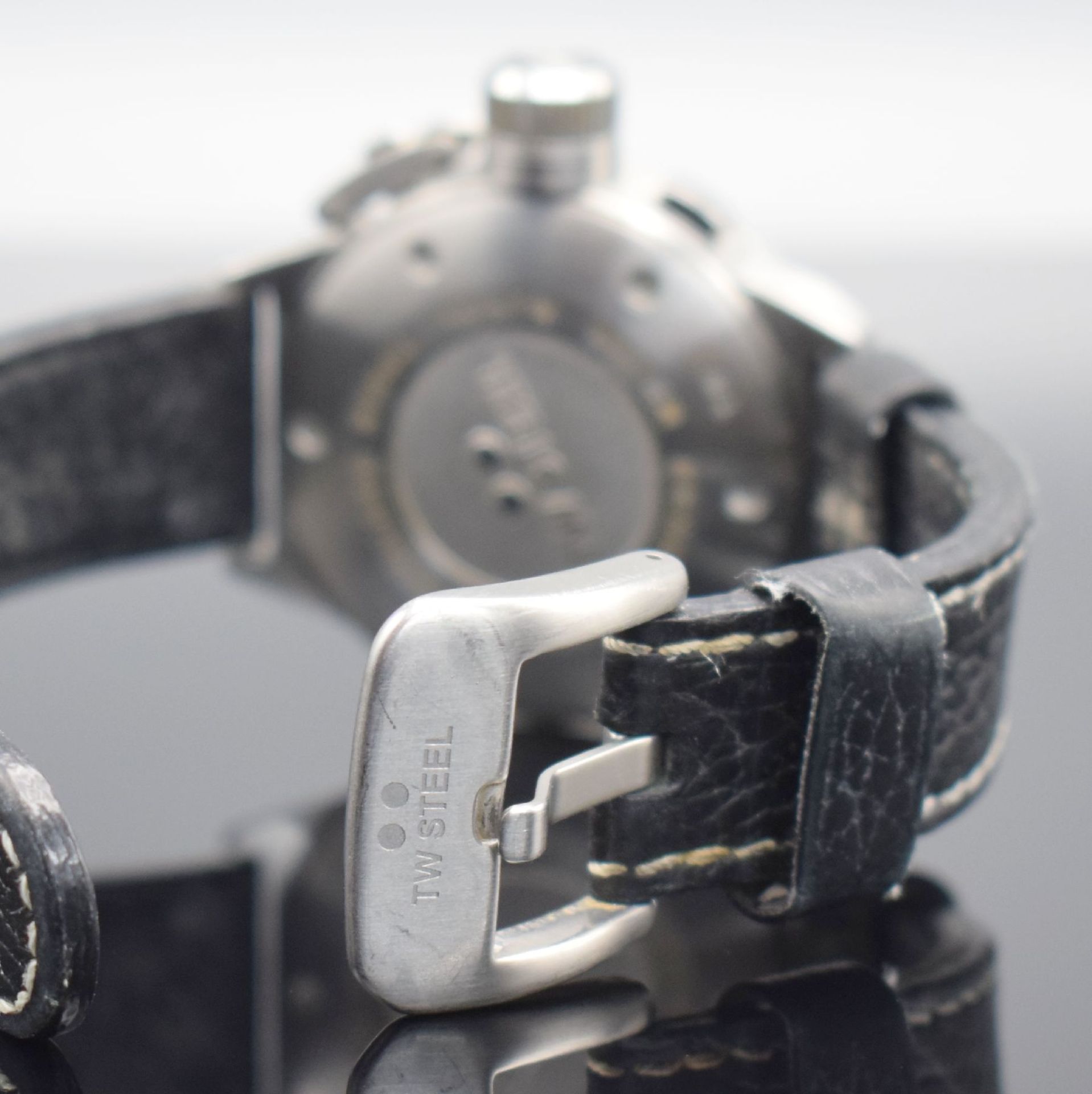 TW STEEL Herrenarmbanduhr mit Chronograph in Stahl - Bild 5 aus 8