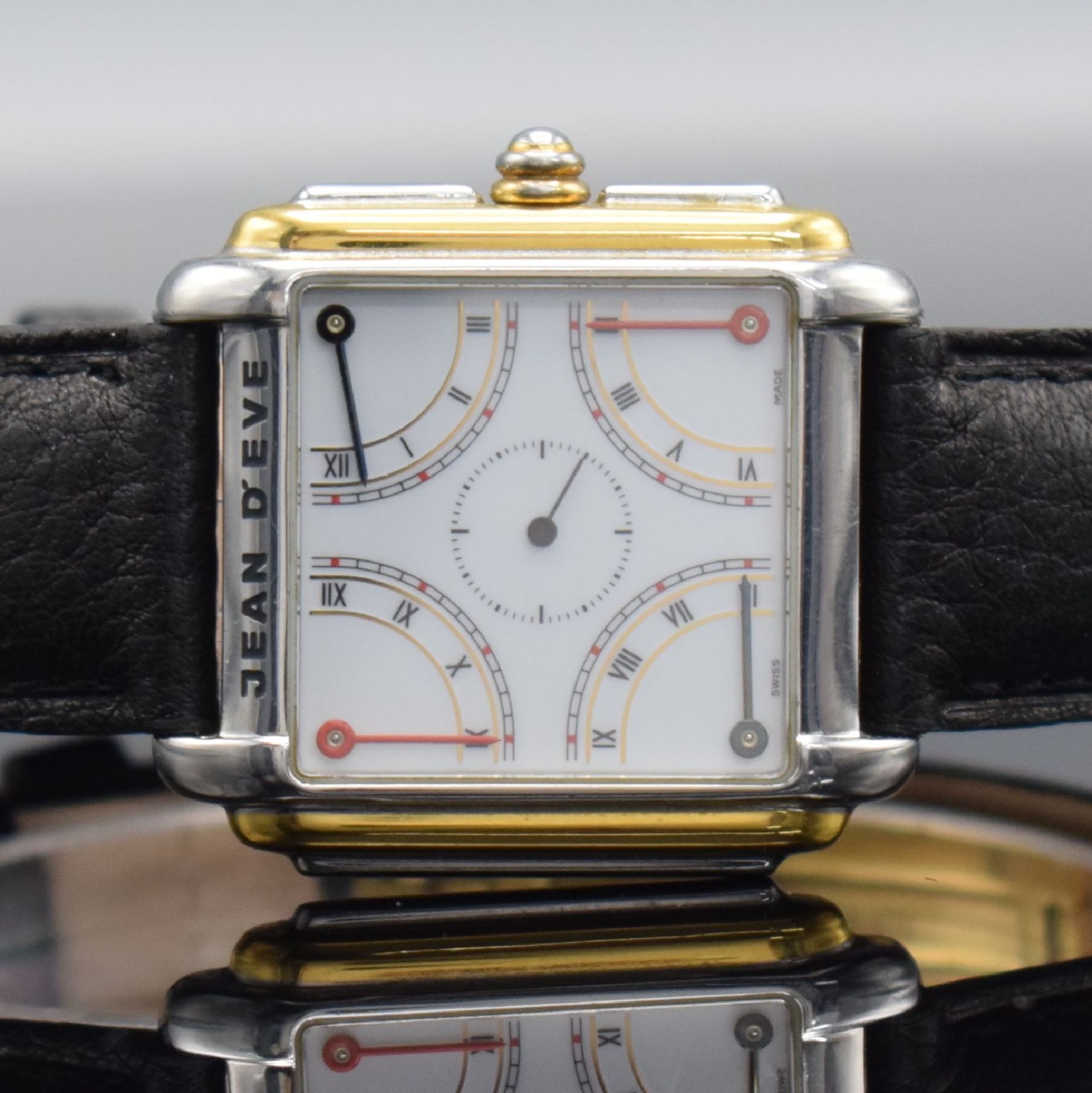 JEAN D'EVE Collection Quarta Armbanduhr in Stahl/Gold, - Bild 2 aus 5