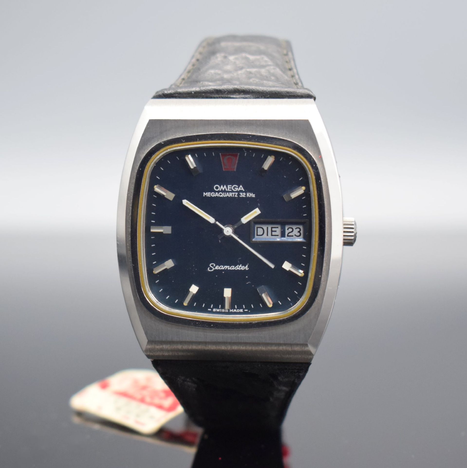 OMEGA Megaquartz 32 KHz Herrenarmbanduhr in Stahl Referenz - Bild 3 aus 7