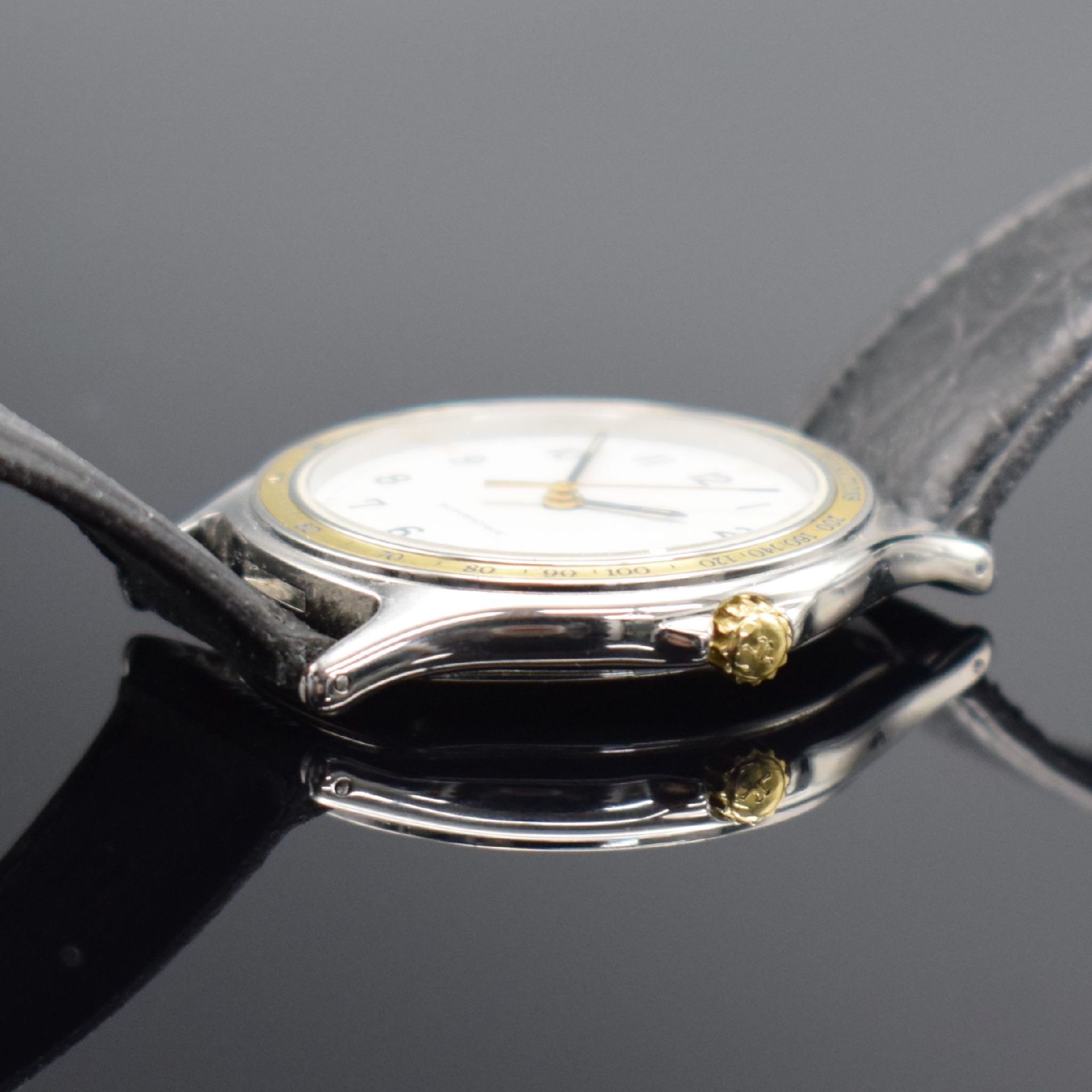 Jaeger-LeCoultre Armbanduhr in Stahl/Gold,  Schweiz um - Bild 6 aus 7