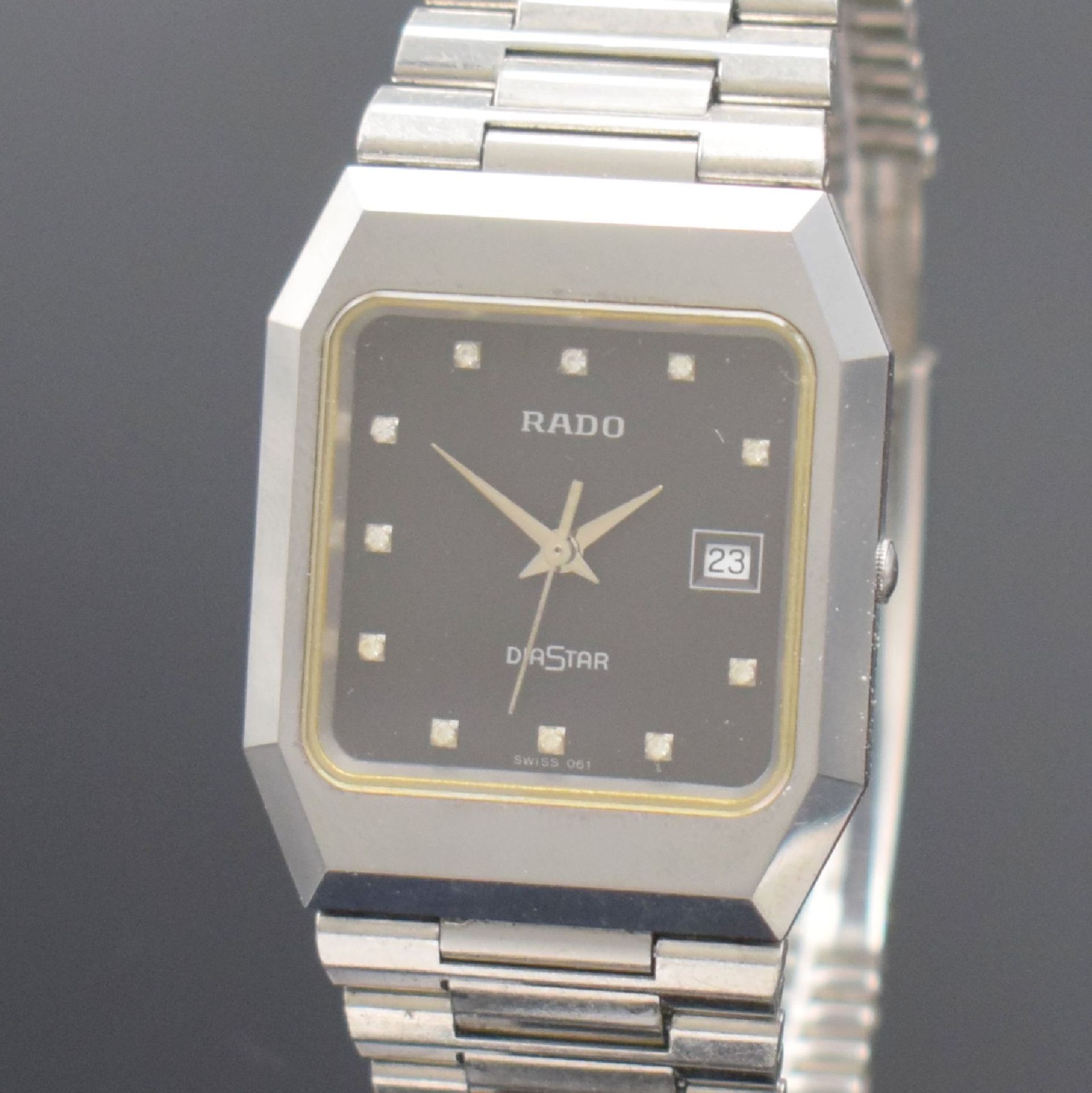RADO Diastar Armbanduhr in Stahl Referenz 129.0292.3, - Bild 4 aus 6