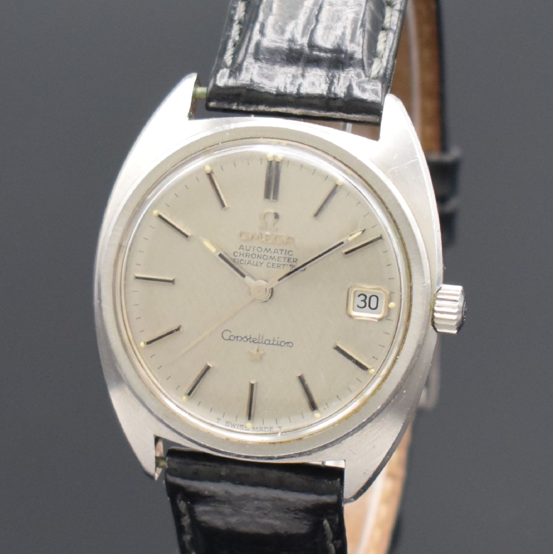 OMEGA Constellation Chronometer Armbanduhr in Stahl - Bild 4 aus 9