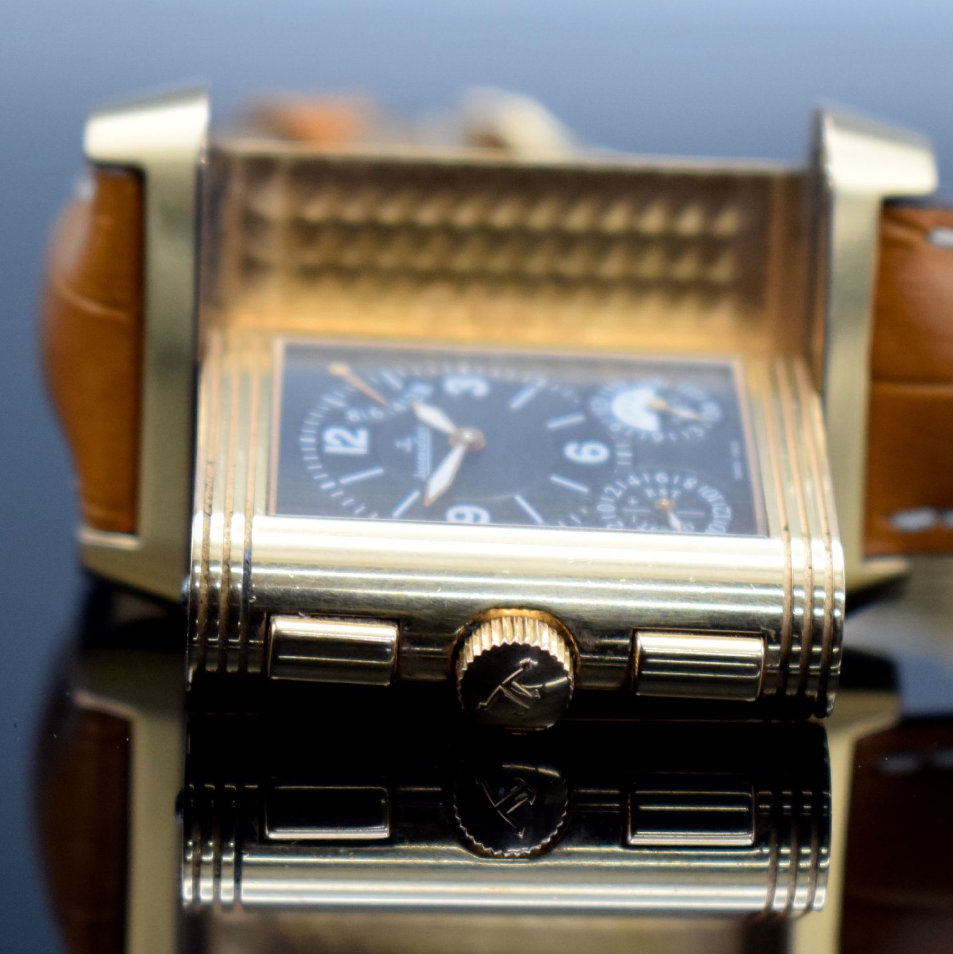 Jaeger-LeCoultre Herrenarmbanduhr Reverso Grande GMT in - Bild 13 aus 15