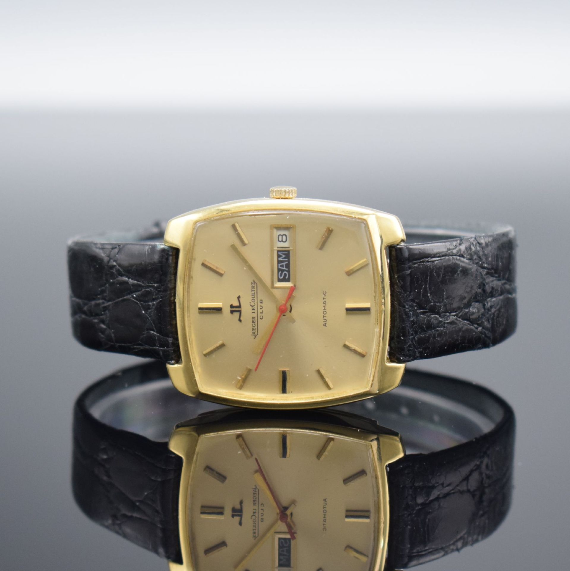 Jaeger-LeCoultre Club Herrenarmbanduhr in GG 750/000,