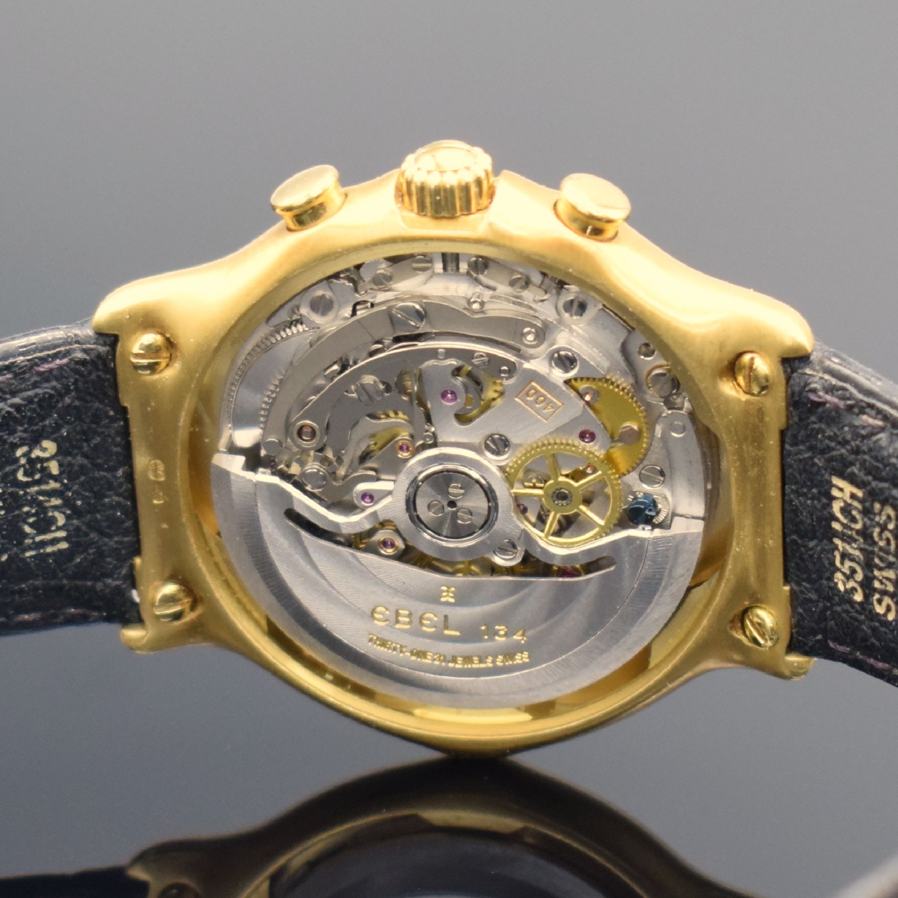 EBEL El Primero Schaltradchronograph in GG 750/000, - Image 7 of 8