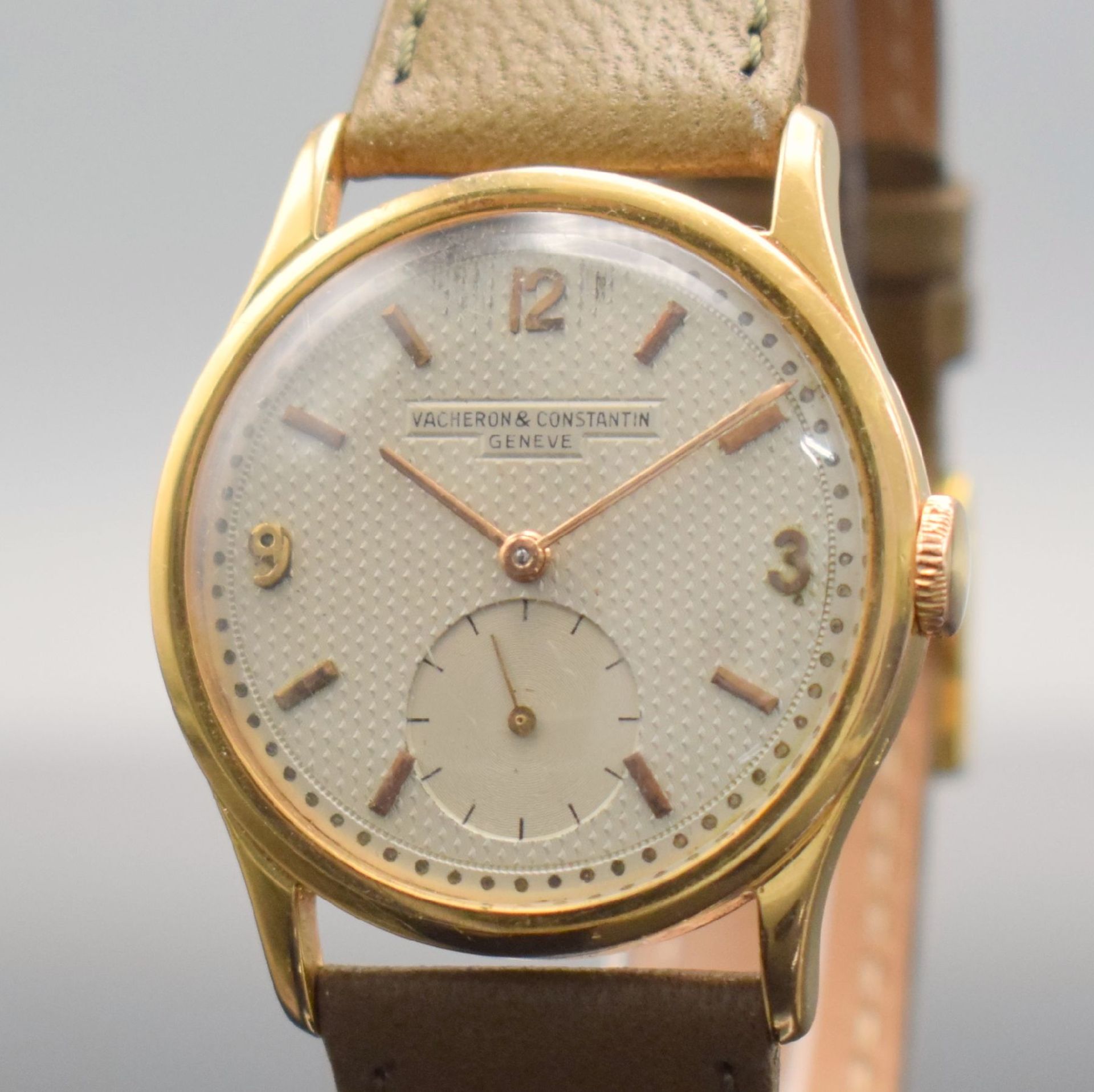 VACHERON & CONSTANTIN feine und seltene Herrenarmbanduhr - Bild 4 aus 9