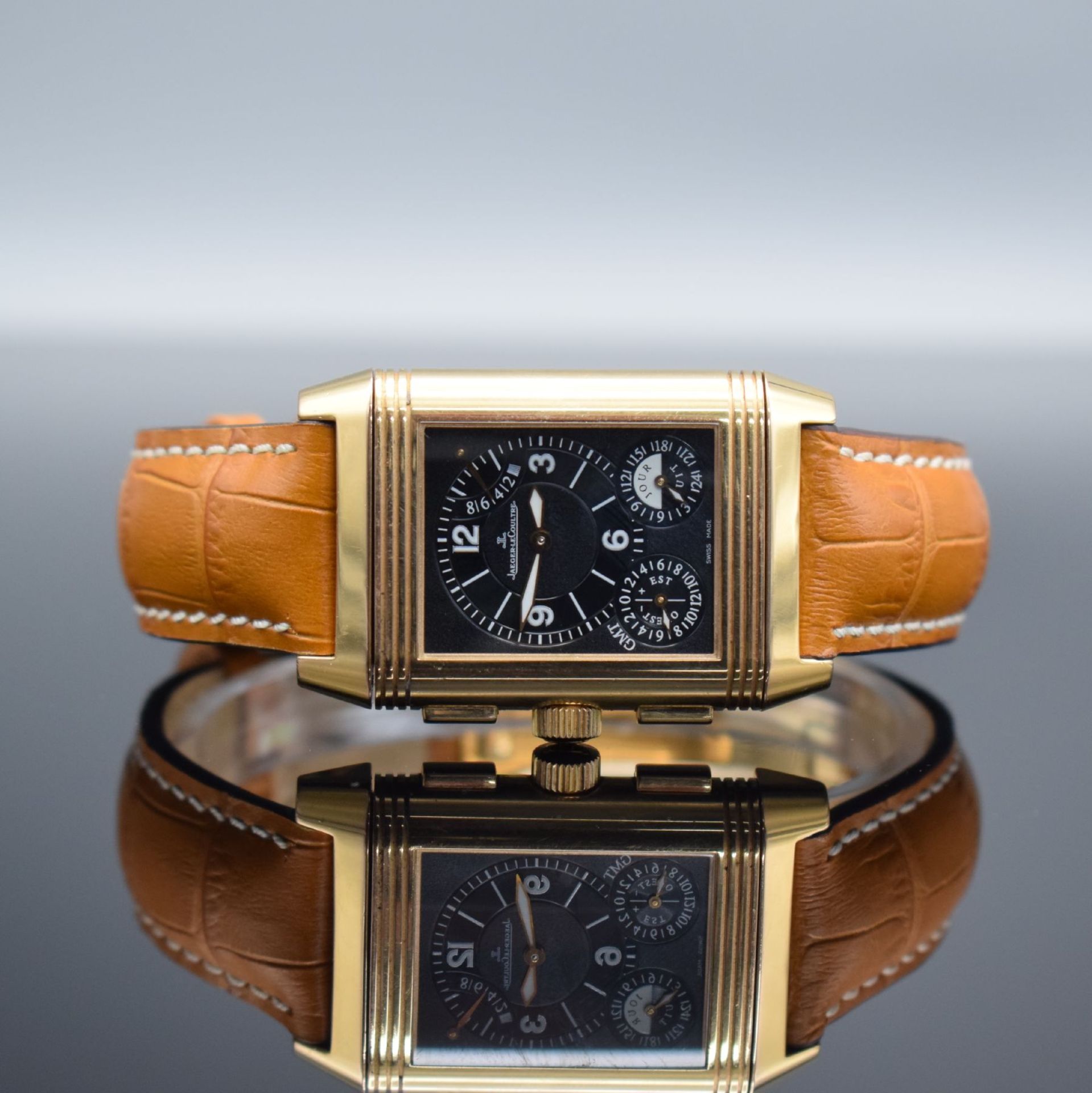 Jaeger-LeCoultre Herrenarmbanduhr Reverso Grande GMT in