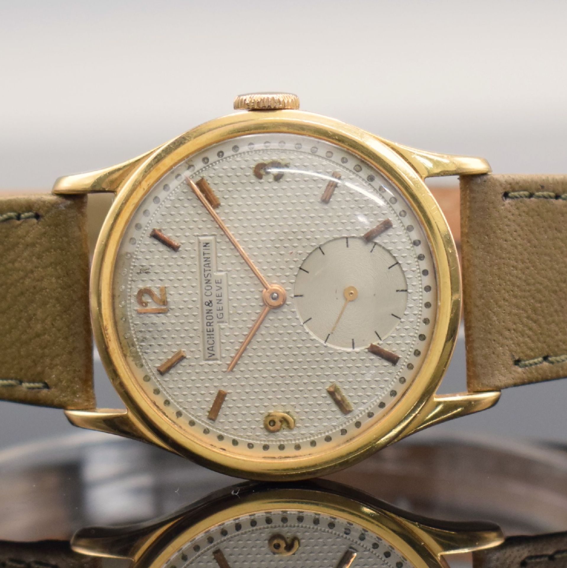 VACHERON & CONSTANTIN feine und seltene Herrenarmbanduhr - Bild 2 aus 9