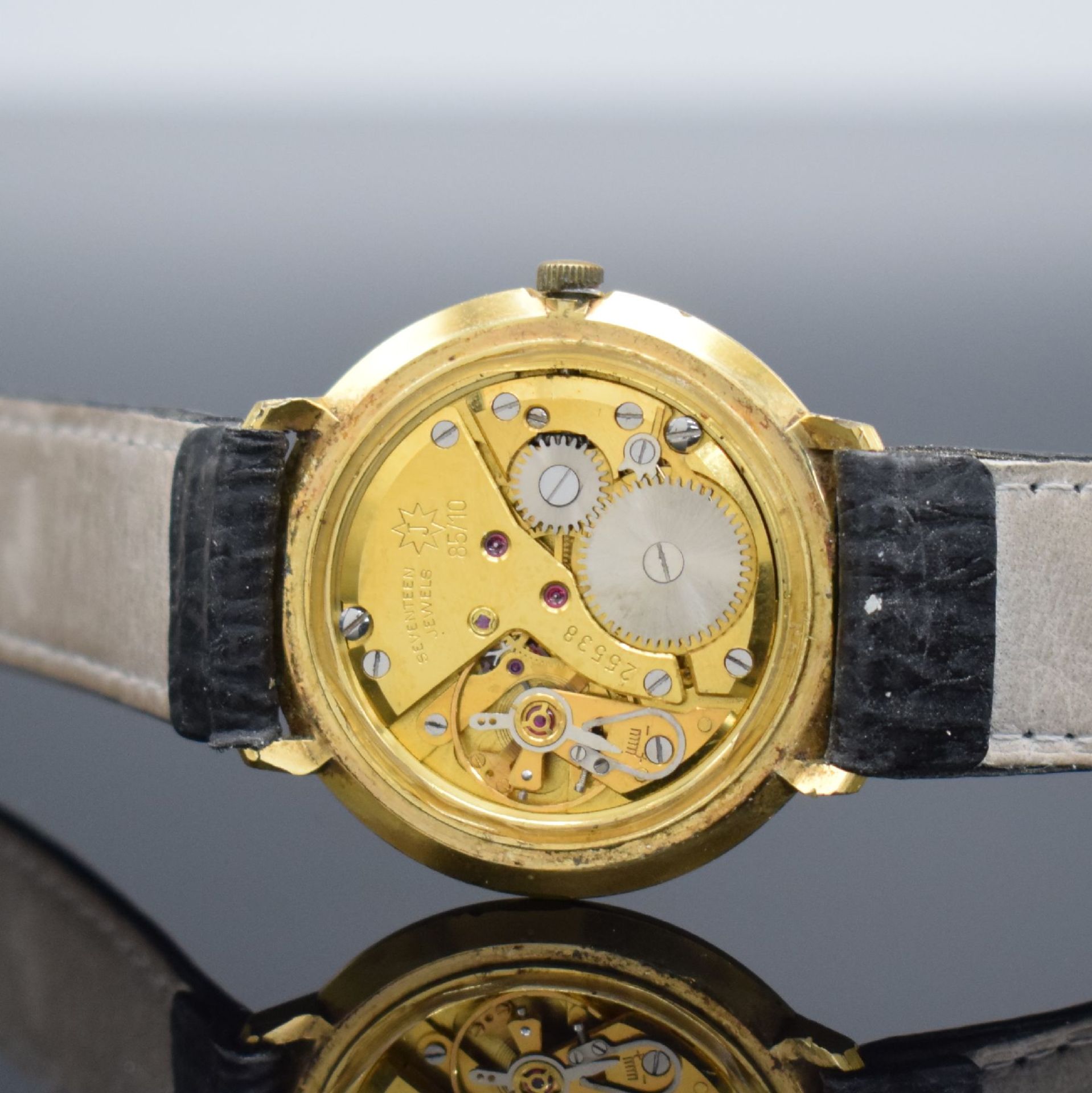 JUNGHANS Chronometer vergoldete Herrenarmbanduhr Kaliber - Bild 7 aus 7