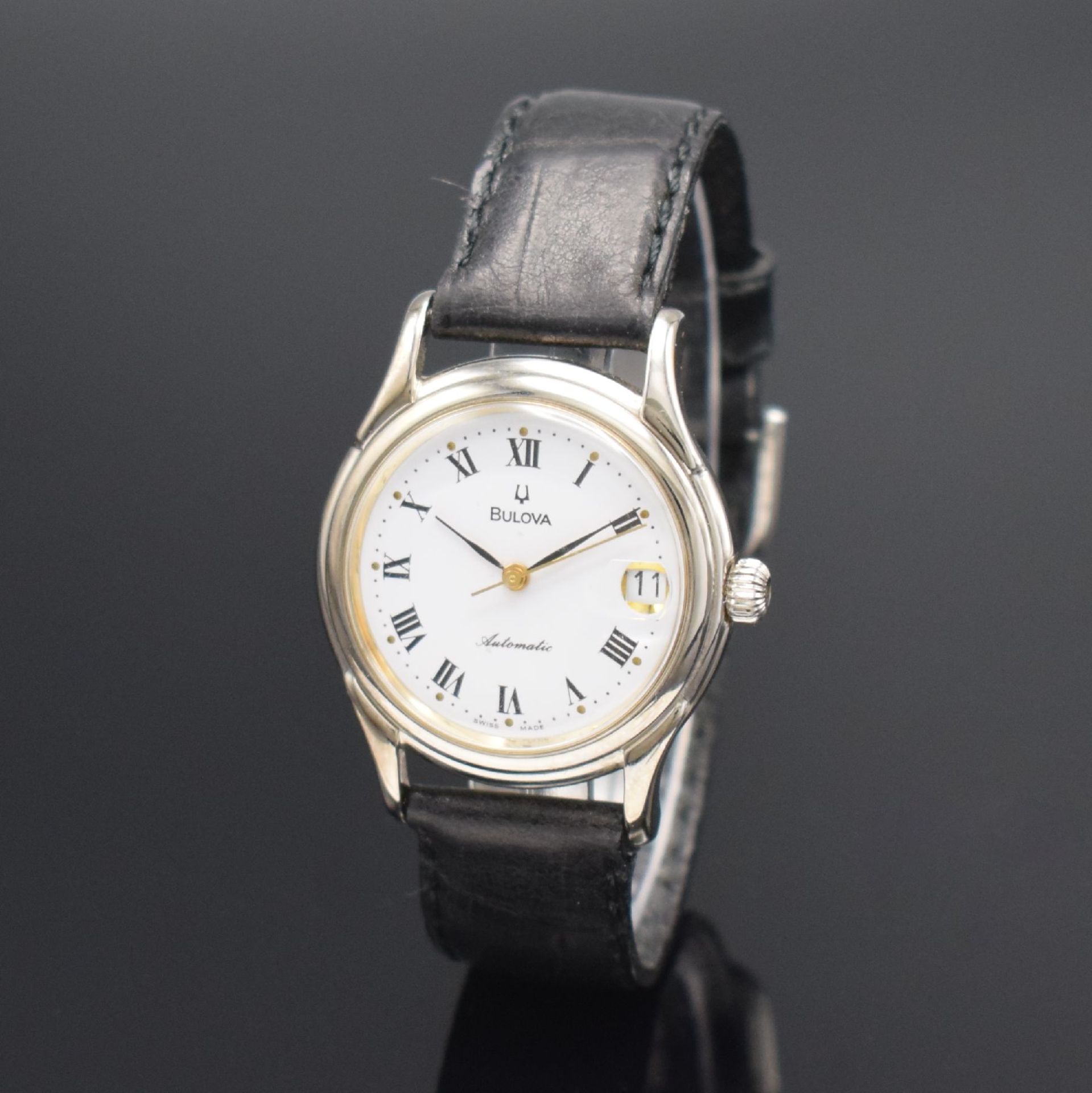 BULOVA Armbanduhr,  Automatik, Schweiz um 1995, verchr. - Bild 3 aus 7
