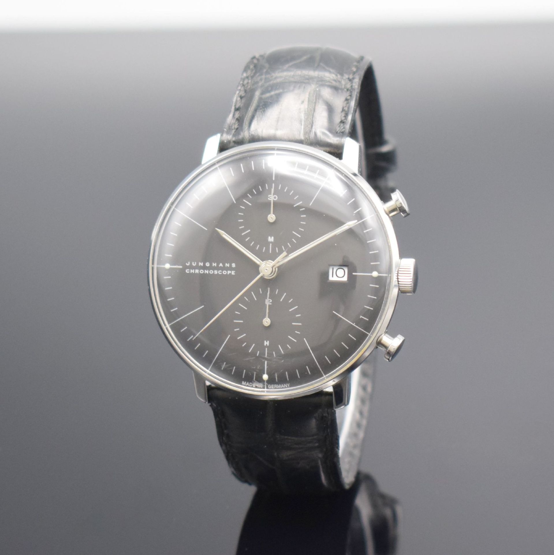 JUNGHANS Armbandchronograph Chronoscope Max Bill Referenz