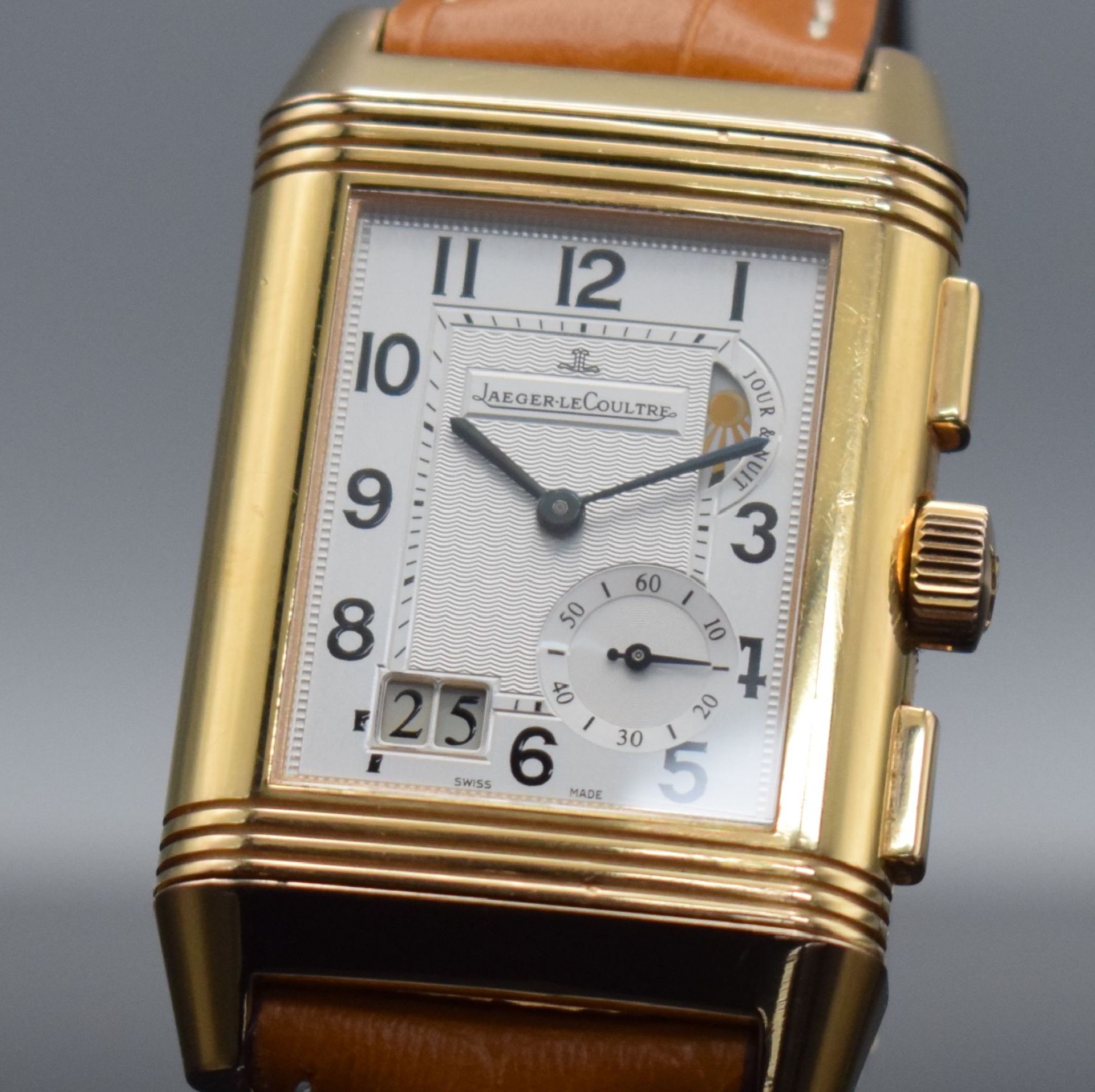 Jaeger-LeCoultre Herrenarmbanduhr Reverso Grande GMT in - Bild 6 aus 15