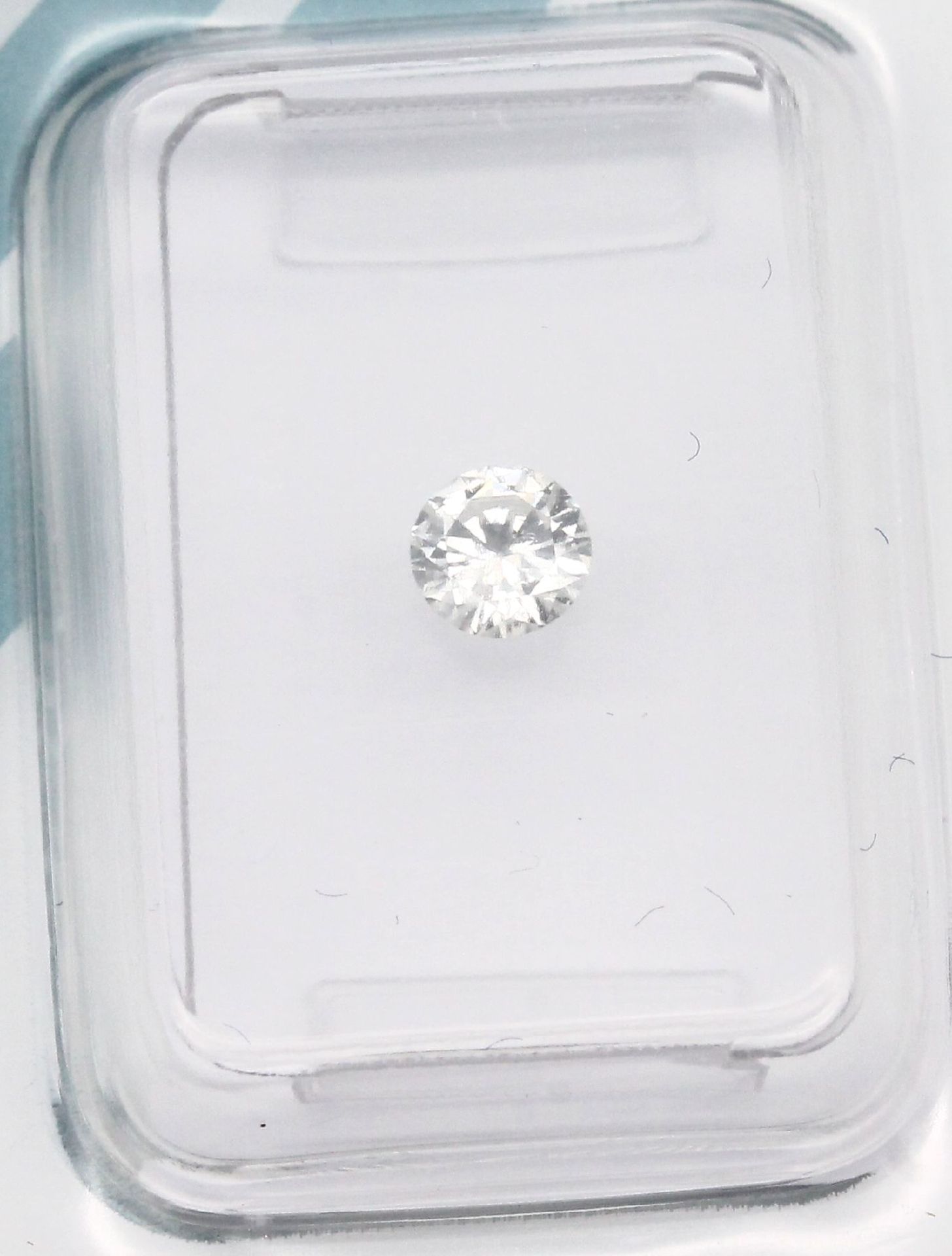 Loser Brillant, 0.27 ct, feines Weiß(G)/si1, 4.21 x 4.27 x