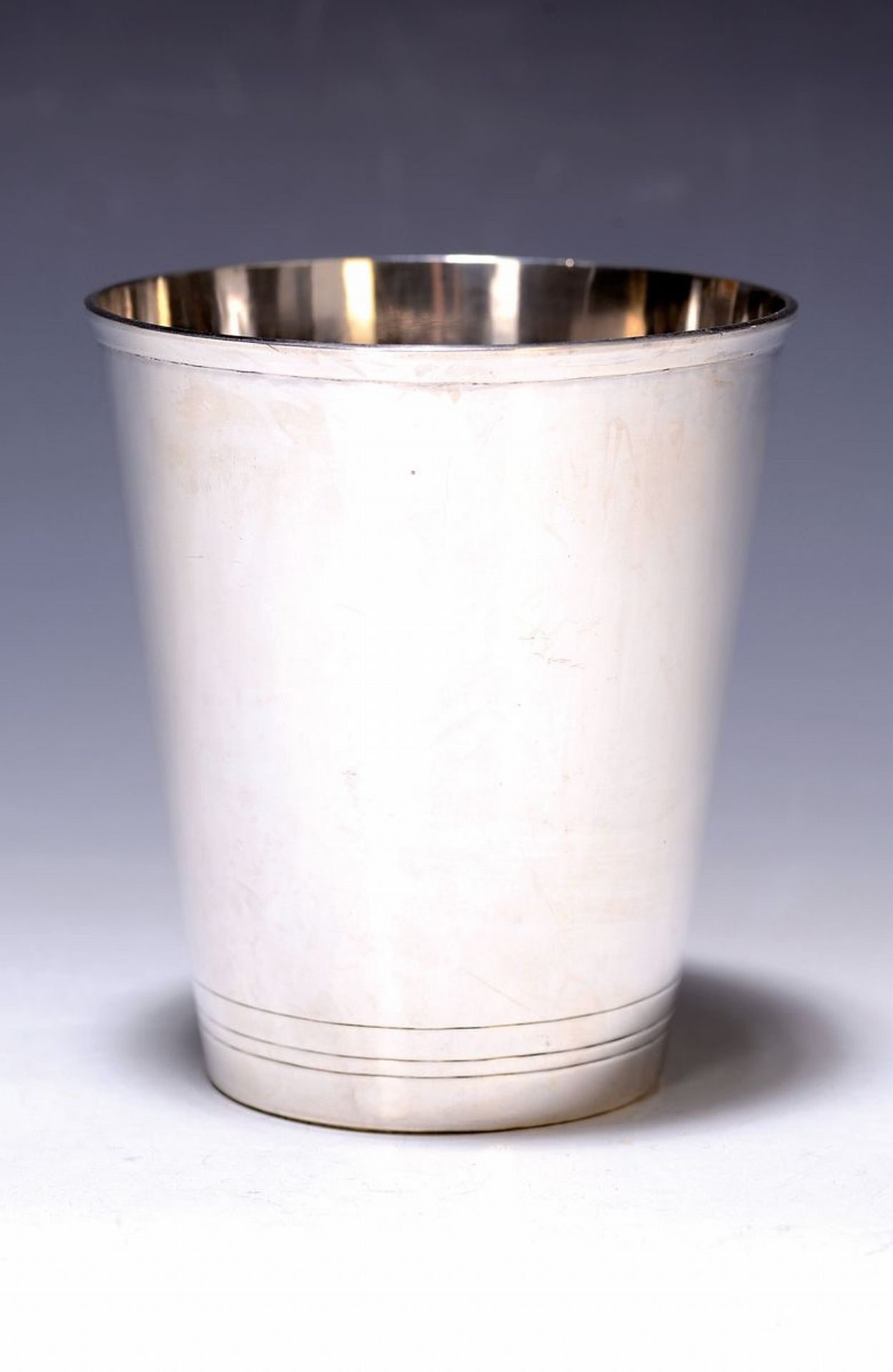 Großer Becher, Italien, 900er Silber,  ca. 250 g, schöne