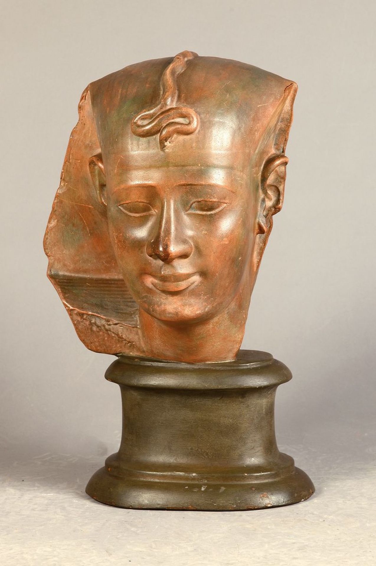 Große Büste, (Tutanchamun), 1920,  Gips/Kalksandstein, ca.