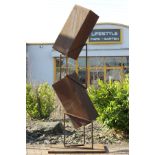 Skulptur, Andreas Helmling, Eisen/Metall, aus