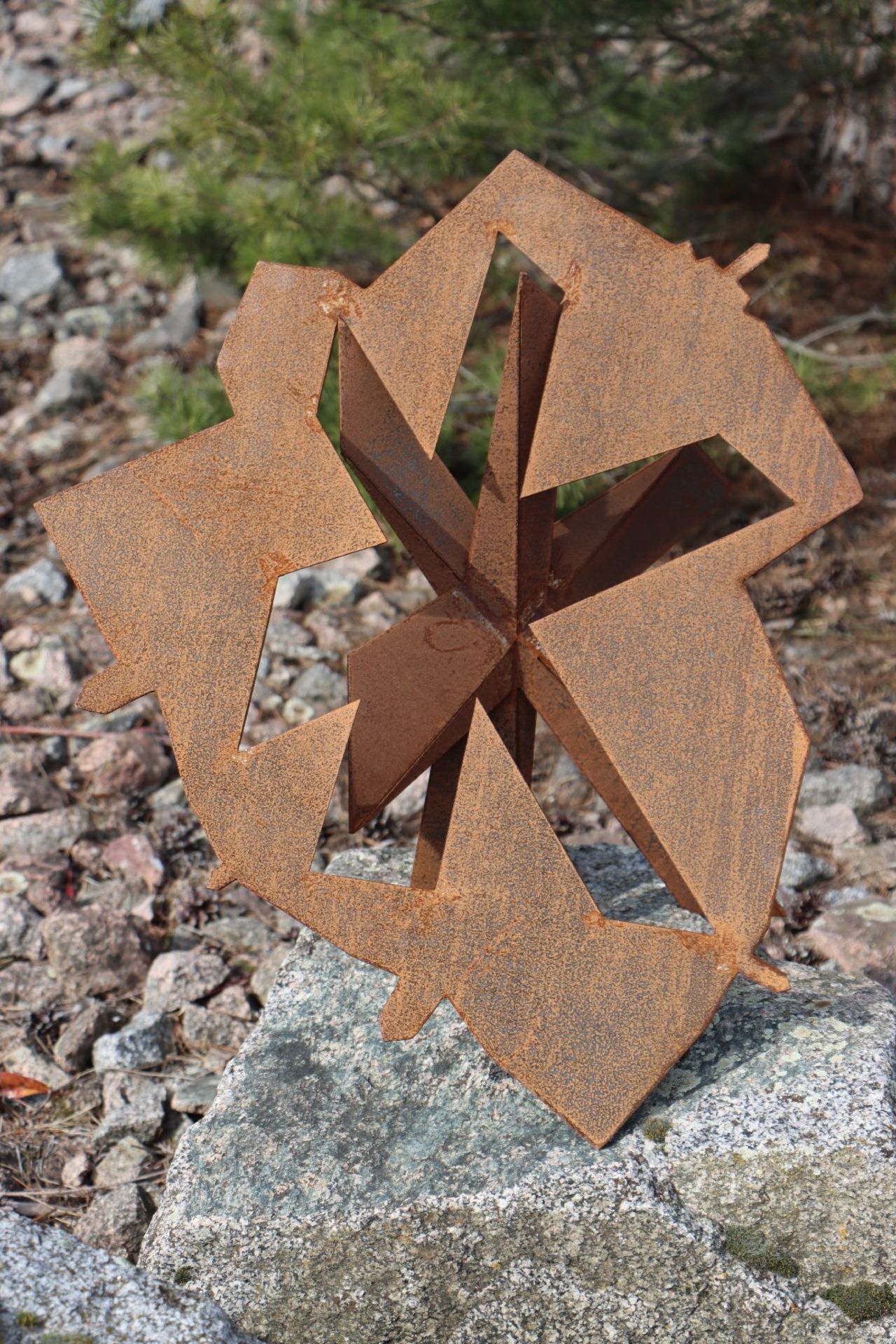 Skulptur, Andreas Helmling,  Eisen/Metall, abstrakte