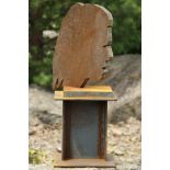 Skulptur, Andreas Helmling, 2-tlg., Eisen/Metall, Eisen,