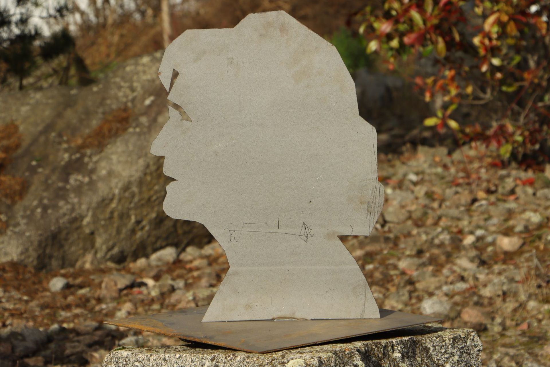 Skulptur, Andreas Helmling,  Eisen/Metall, Silhouette