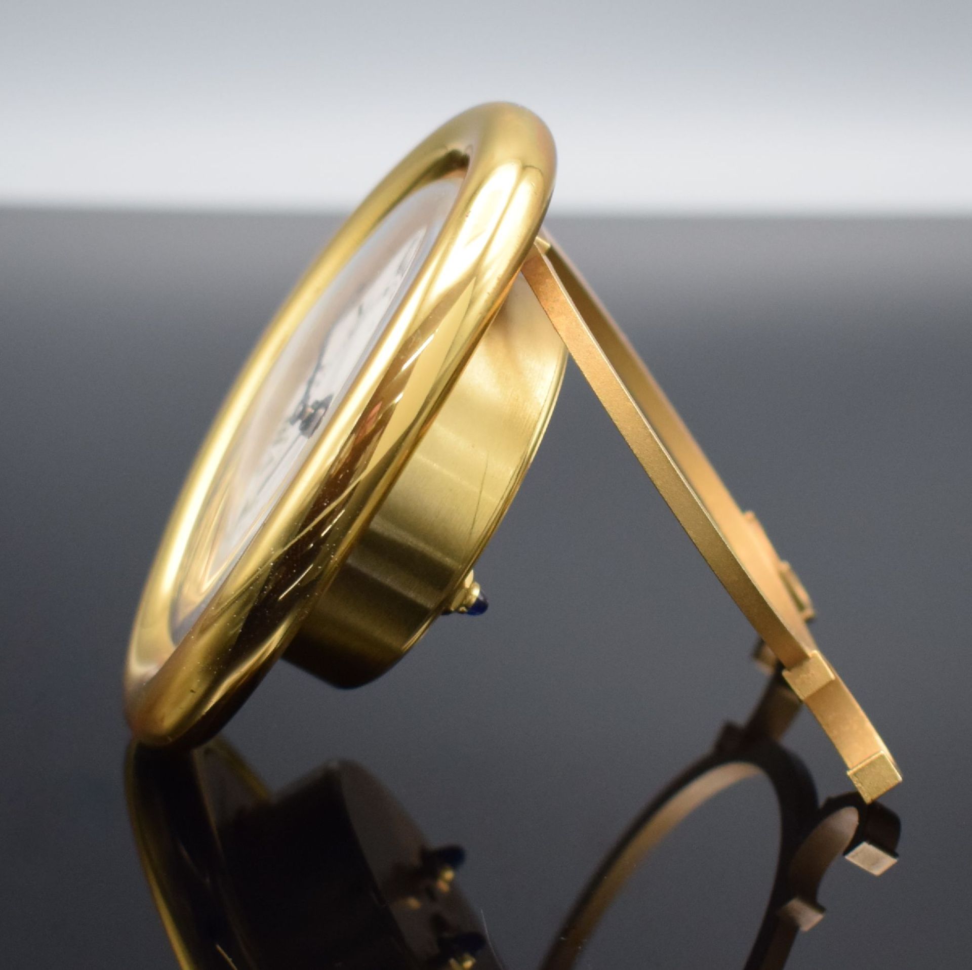 CARTIER Tischwecker in Form einer Armbanduhr Modell - Bild 2 aus 6