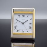 CARTIER Paris Tischwecker, Schweiz um 1980, quarz, Ref.