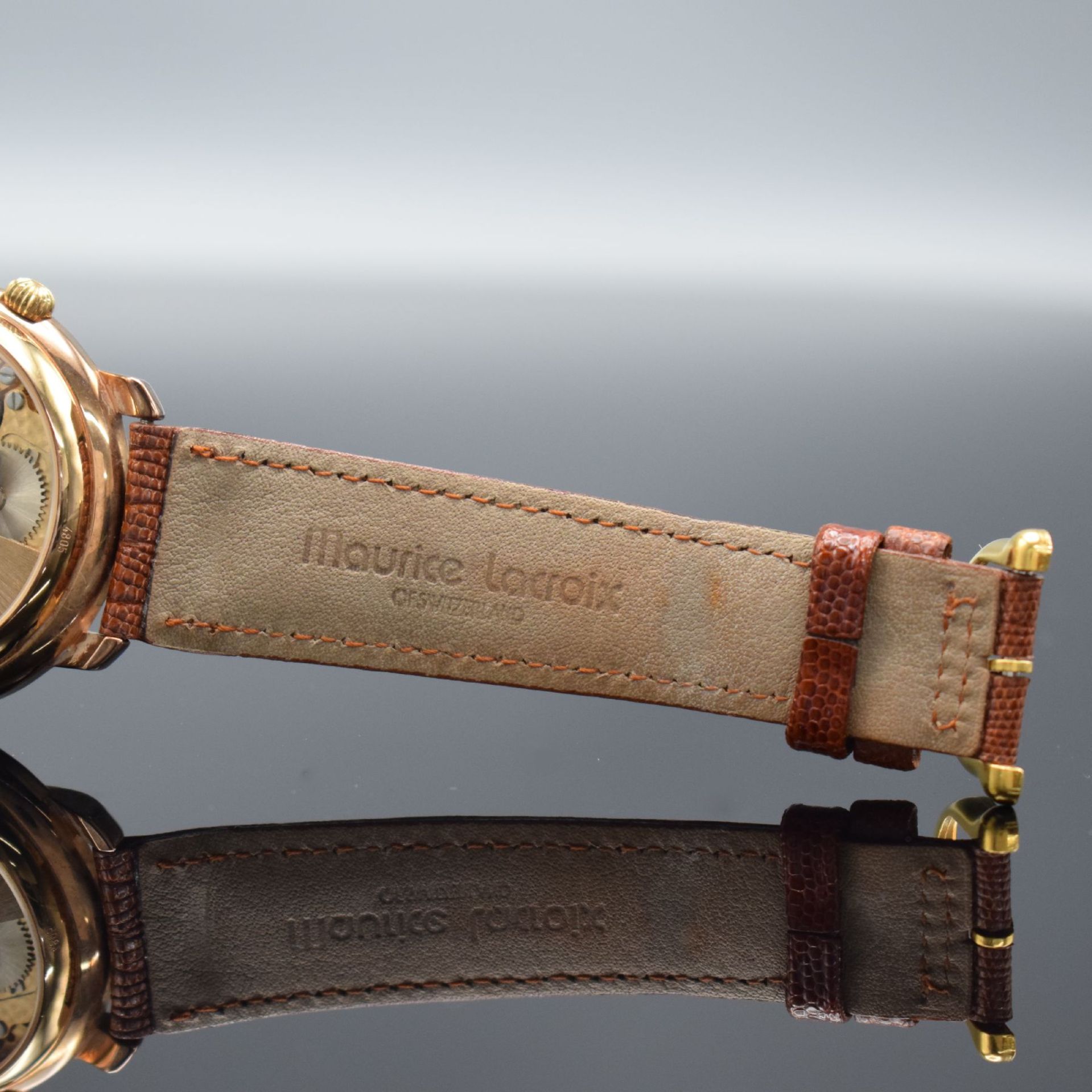 MAURICE LACROIX Herrenarmbanduhr mit Wecker, Schweiz um - Bild 9 aus 9