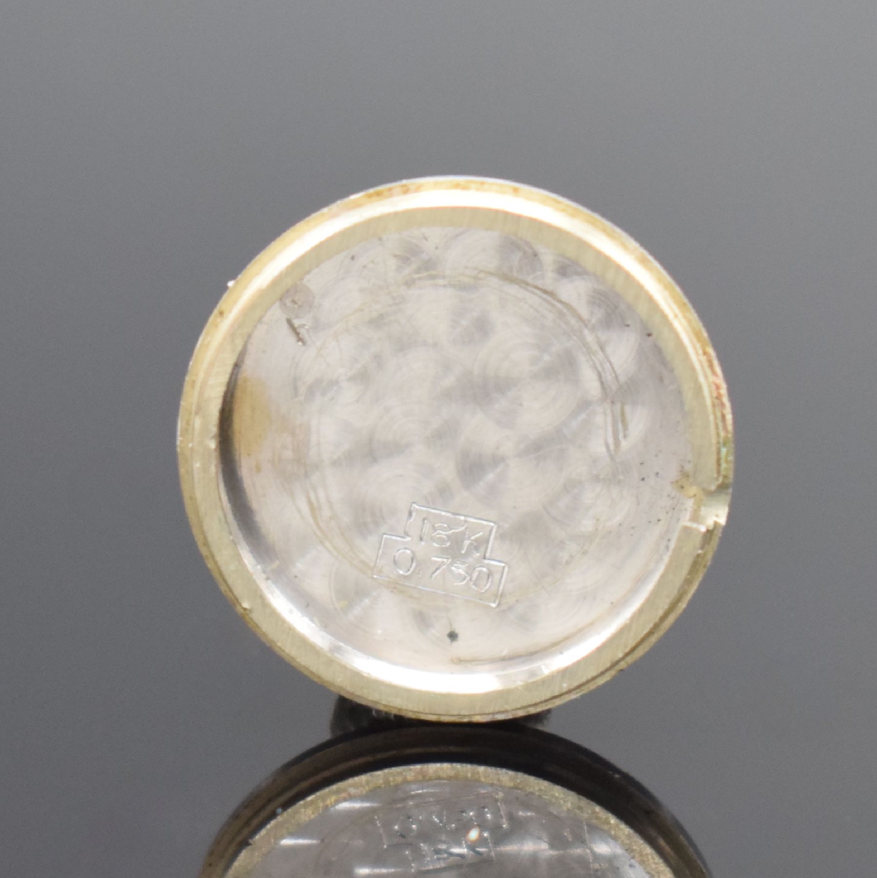 ERBE Damengoldbanduhr in WG 750/000 mit Diamantbesatz, - Image 6 of 6