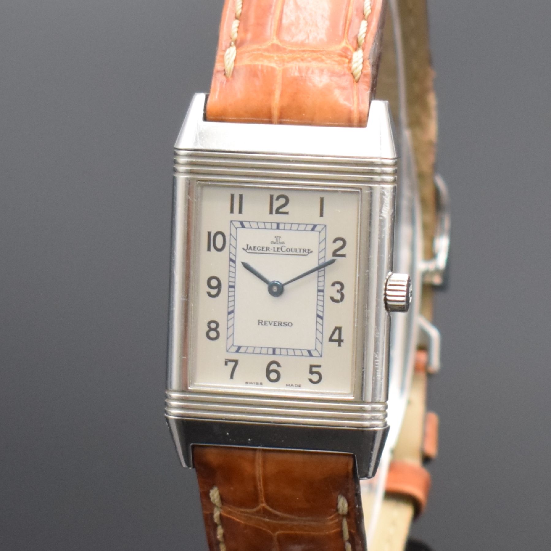 Jaeger-LeCoultre Reverso Classic Armbanduhr in Stahl, - Image 6 of 11