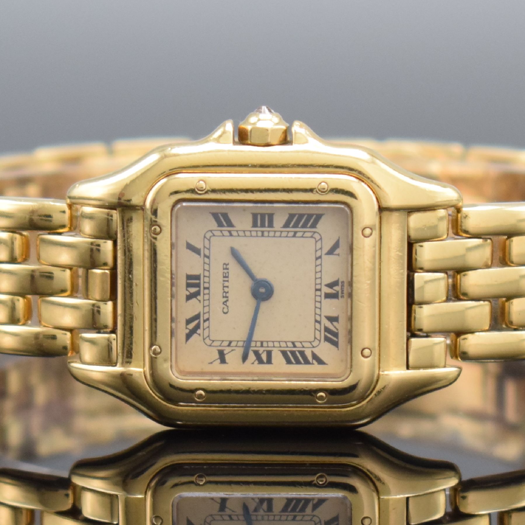 CARTIER Damenarmbanduhr Panthére in GG 750/000, Schweiz - Image 2 of 7