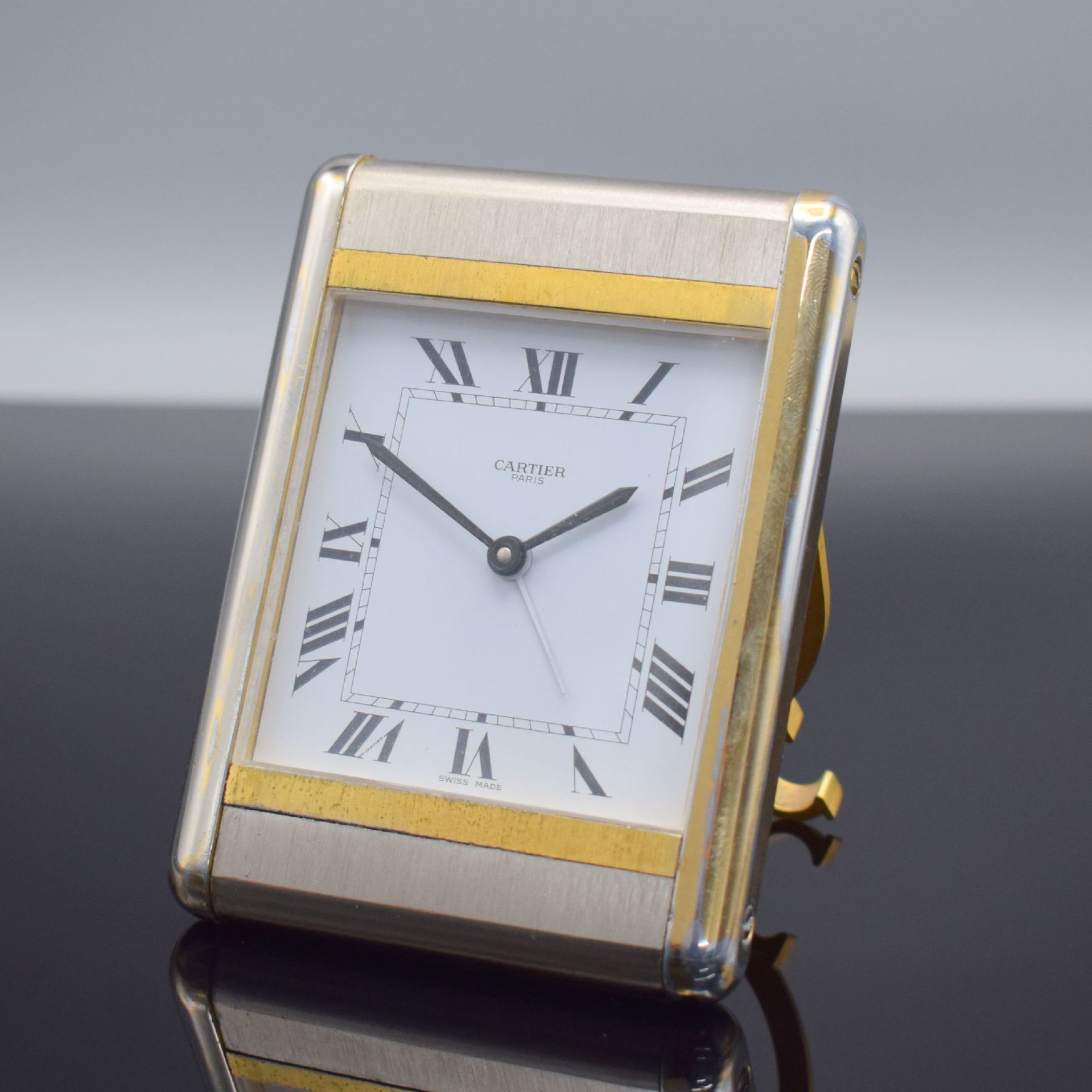 CARTIER Paris Tischwecker,  Schweiz um 1980, quarz, Ref. - Bild 2 aus 6