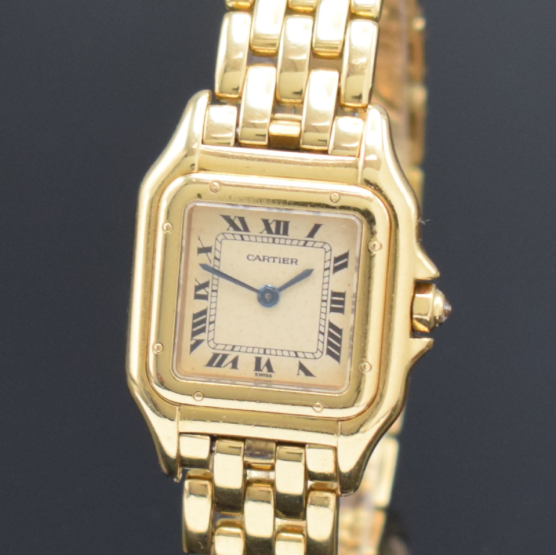 CARTIER Damenarmbanduhr Panthére in GG 750/000, Schweiz - Image 4 of 7