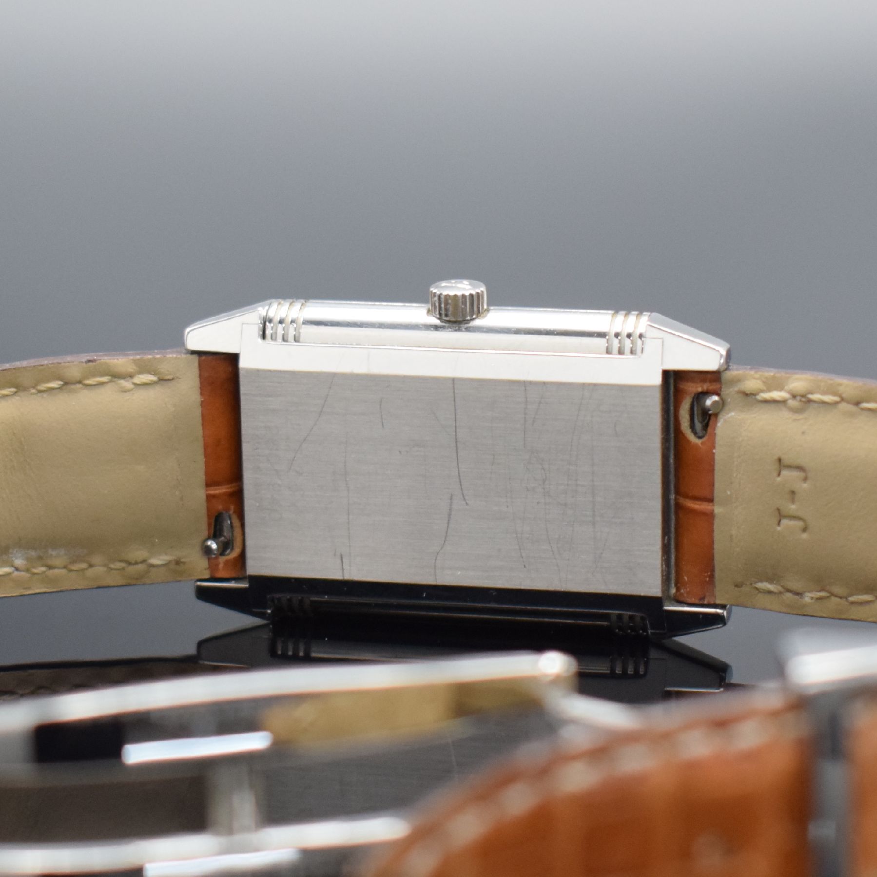 Jaeger-LeCoultre Reverso Classic Armbanduhr in Stahl, - Image 10 of 11