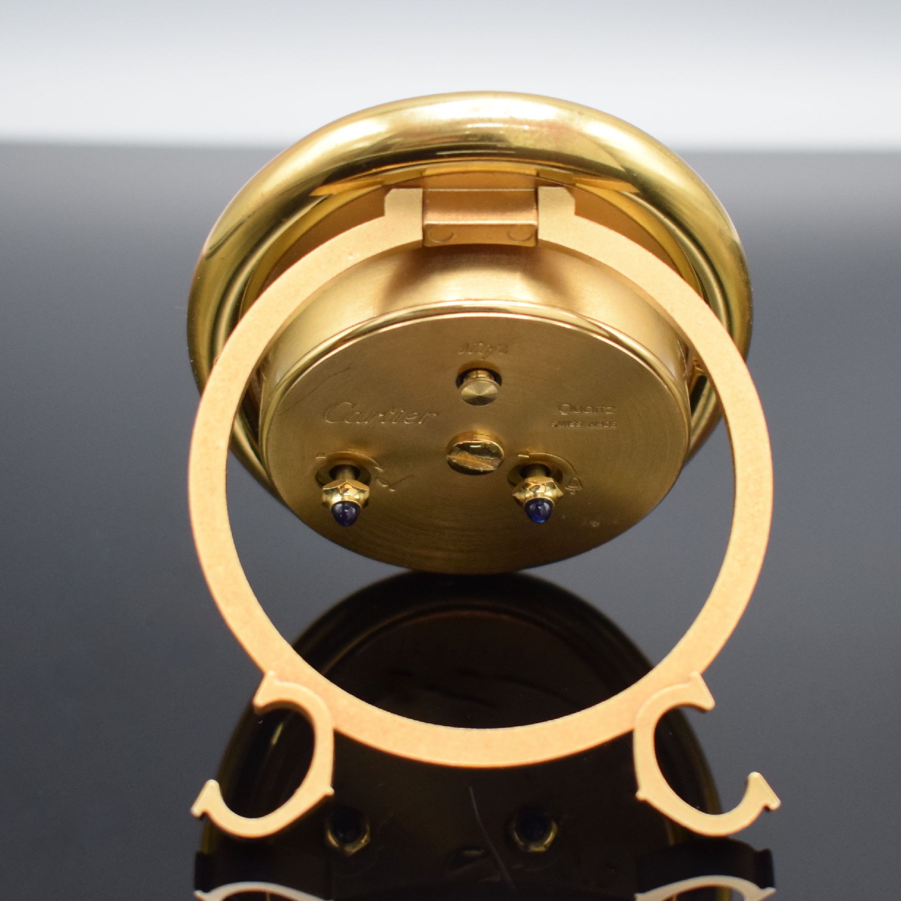 CARTIER Tischwecker in Form einer Armbanduhr Modell - Image 3 of 6