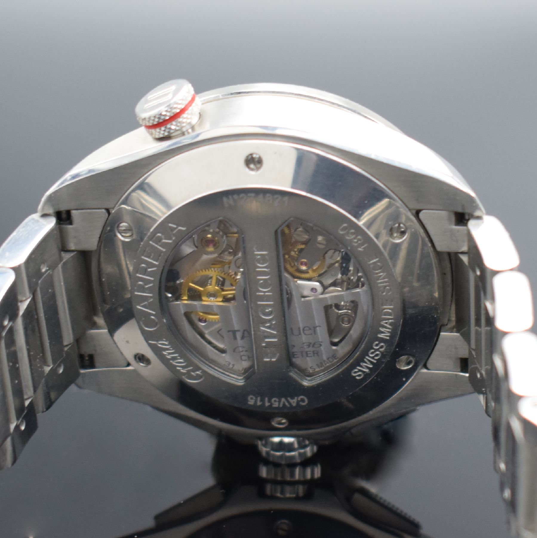 TAG HEUER Schaltradchronograph Grand Carrera Referenz - Image 6 of 7
