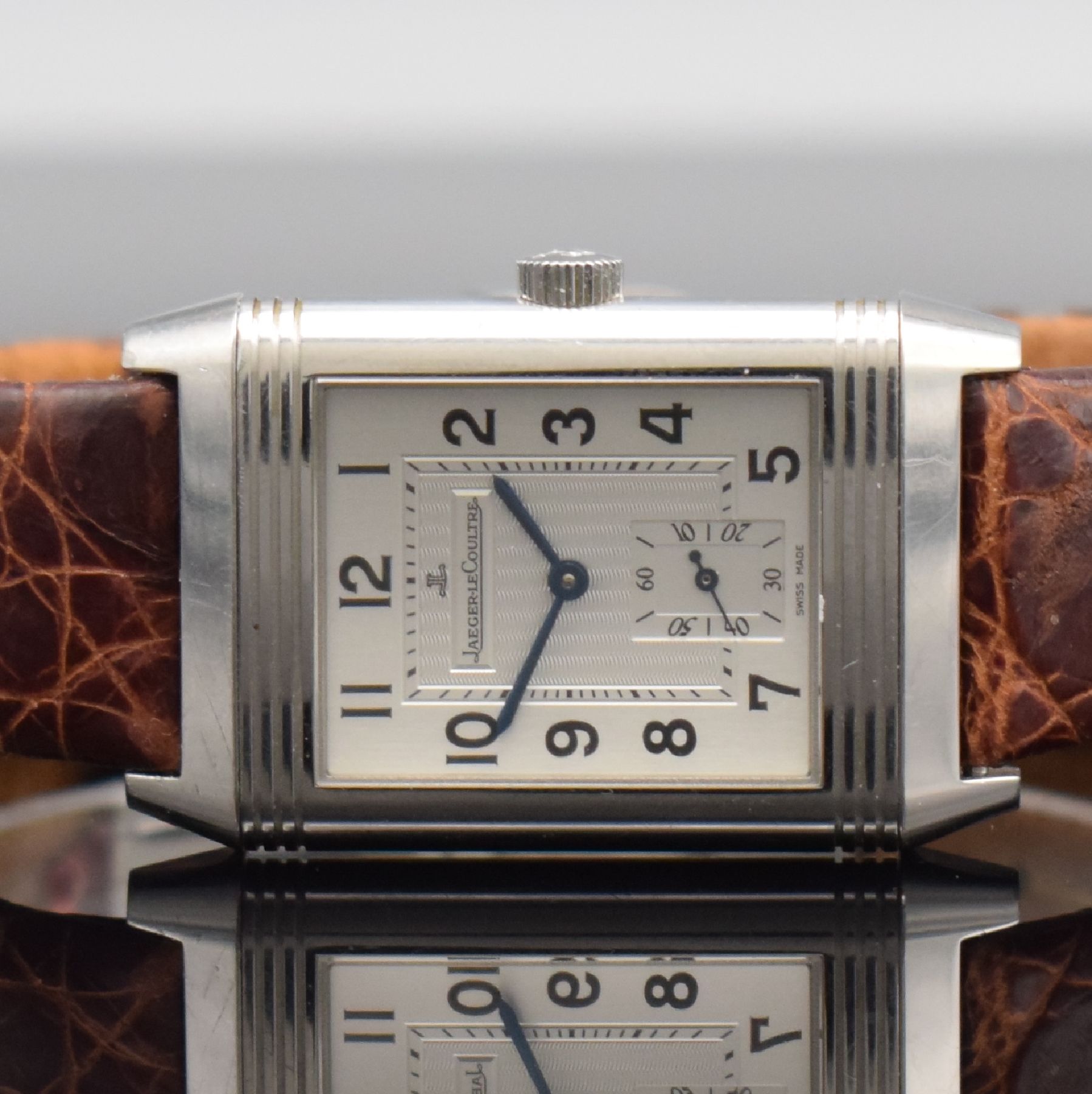 Jaeger-LeCoultre Reverso Grand Taille Armbanduhr in Stahl, - Image 2 of 11