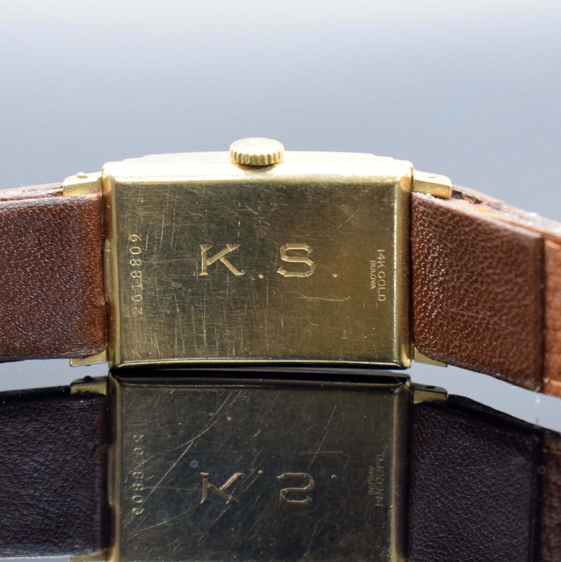 BULOVA Armbanduhr in GG 585/000, USA um 1941, Handaufzug, - Image 8 of 11