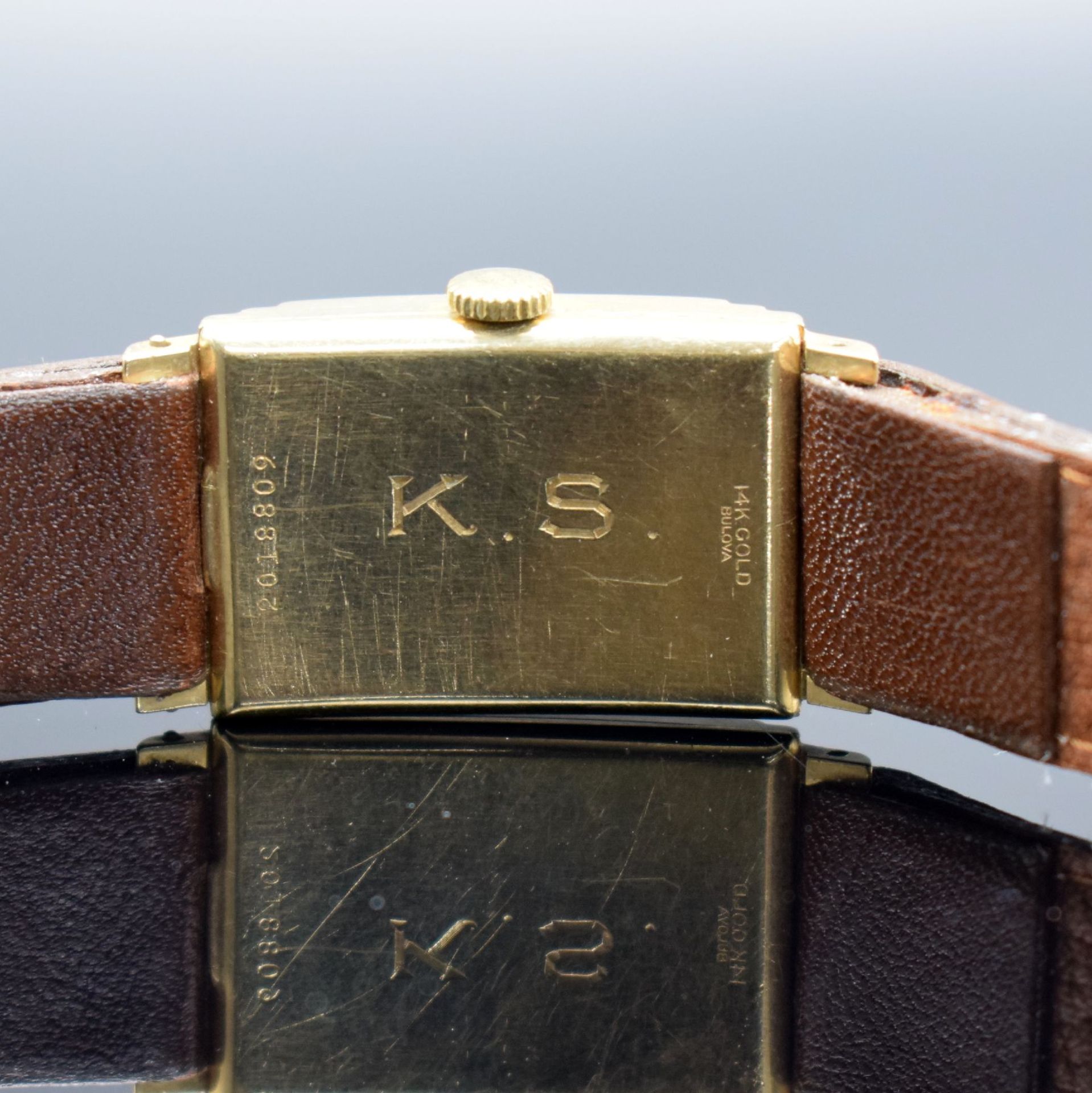 BULOVA Armbanduhr in GG 585/000,  USA um 1941, Handaufzug, - Bild 8 aus 11