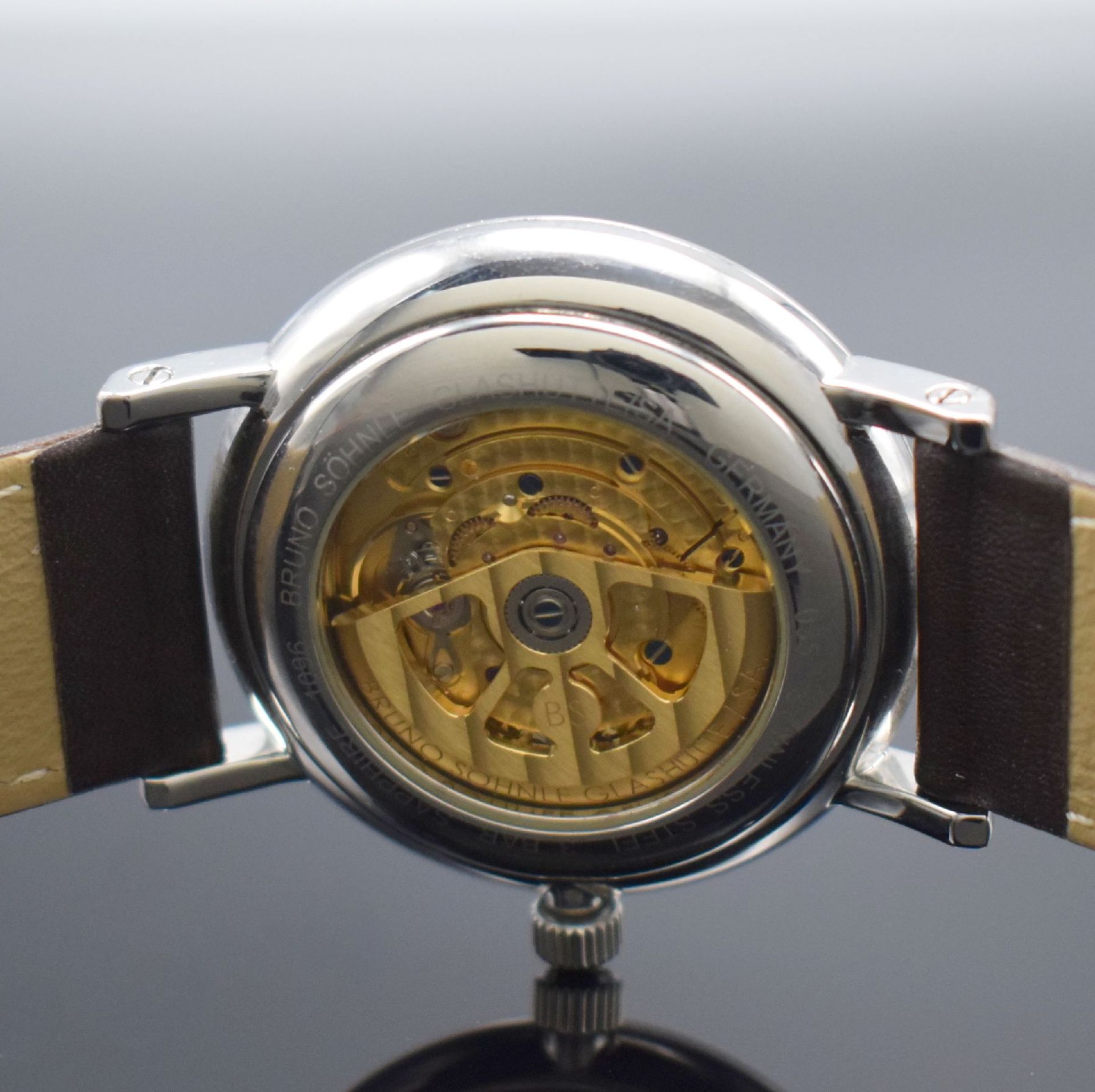 BRUNO SÖHNLE Uhrenatelier Glashütte Armbanduhr Lagomat - Bild 8 aus 8