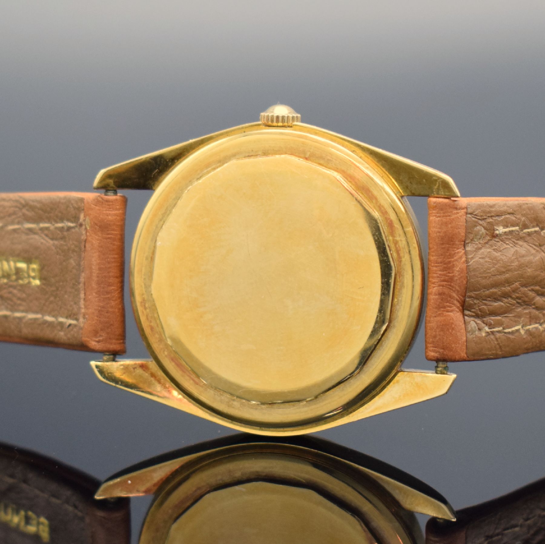 GÜBELIN seltene & ausgefallene Armbanduhr in GG 750/000, - Image 5 of 5