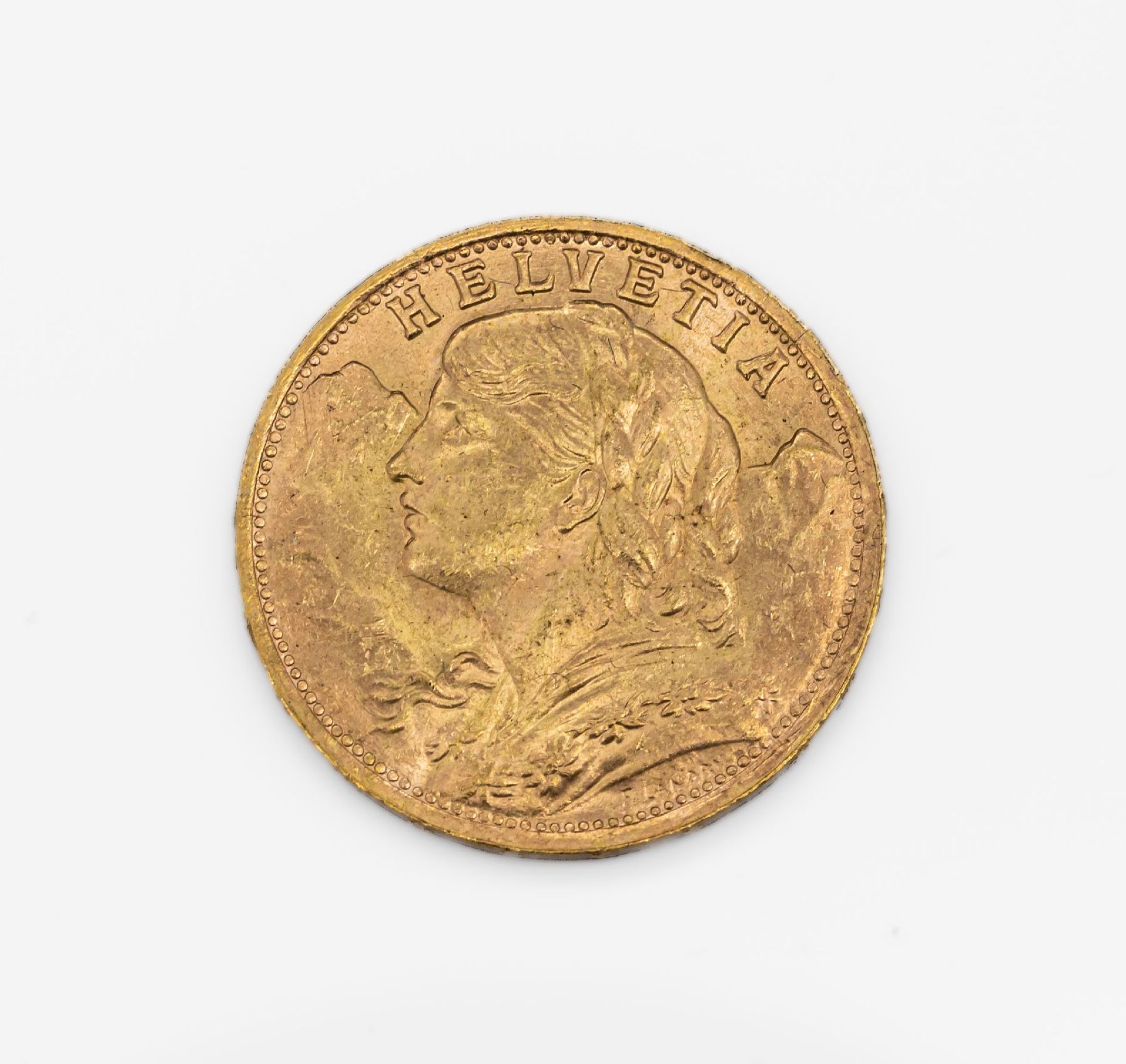 Goldmünze 20 Schweizer Franken 1935, sogen.
