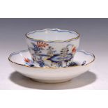 Kaffeetasse mit Untertasse, Meissen, um 1900,