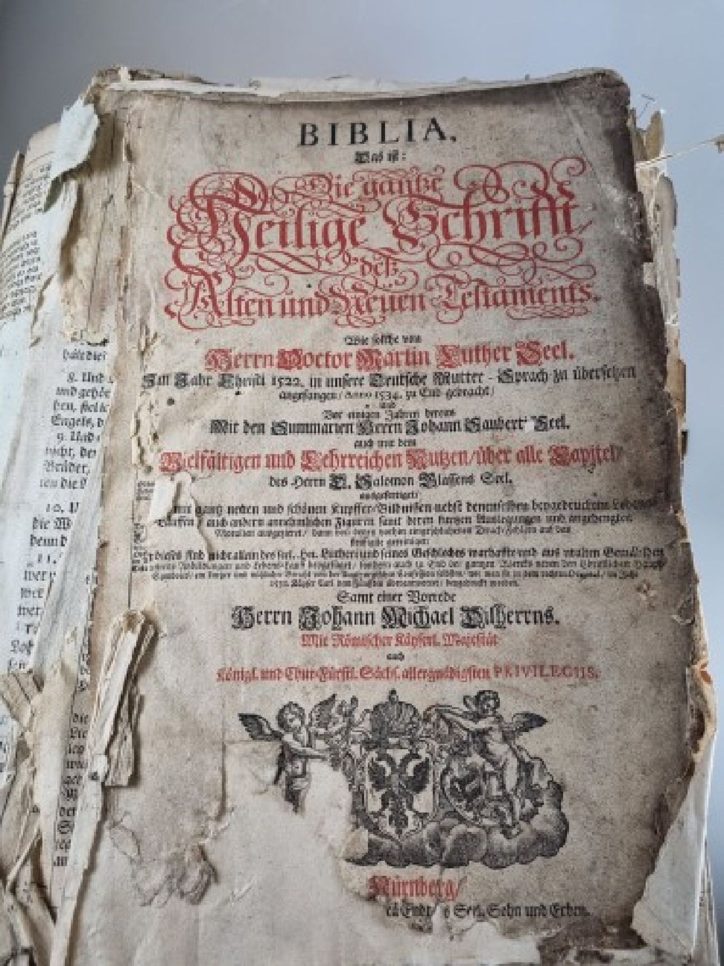 2 Bücher: Endter-Bibel, Die gantze Heilige Schrift, des - Bild 3 aus 18