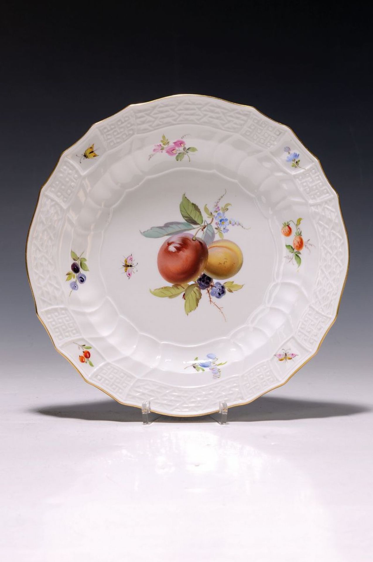 Speiseteller, Meissen, 1890-1924,  Porzellan,