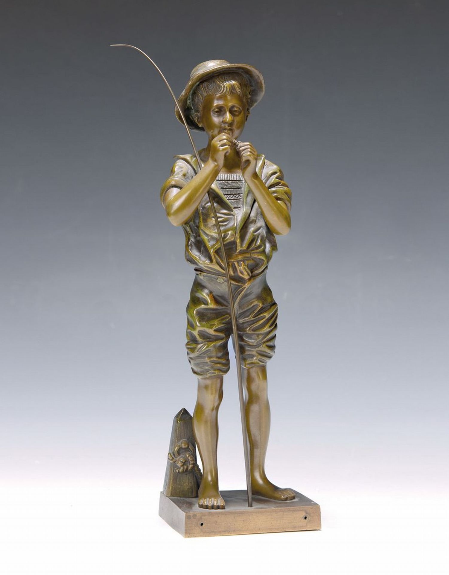 Adolphe Jean Lavergne, um 1863-1928,  Bronzeskulptur,