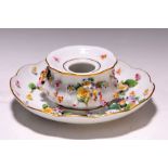 Tintenfaß mit Untertasse, Meissen, 1890 - 1924,